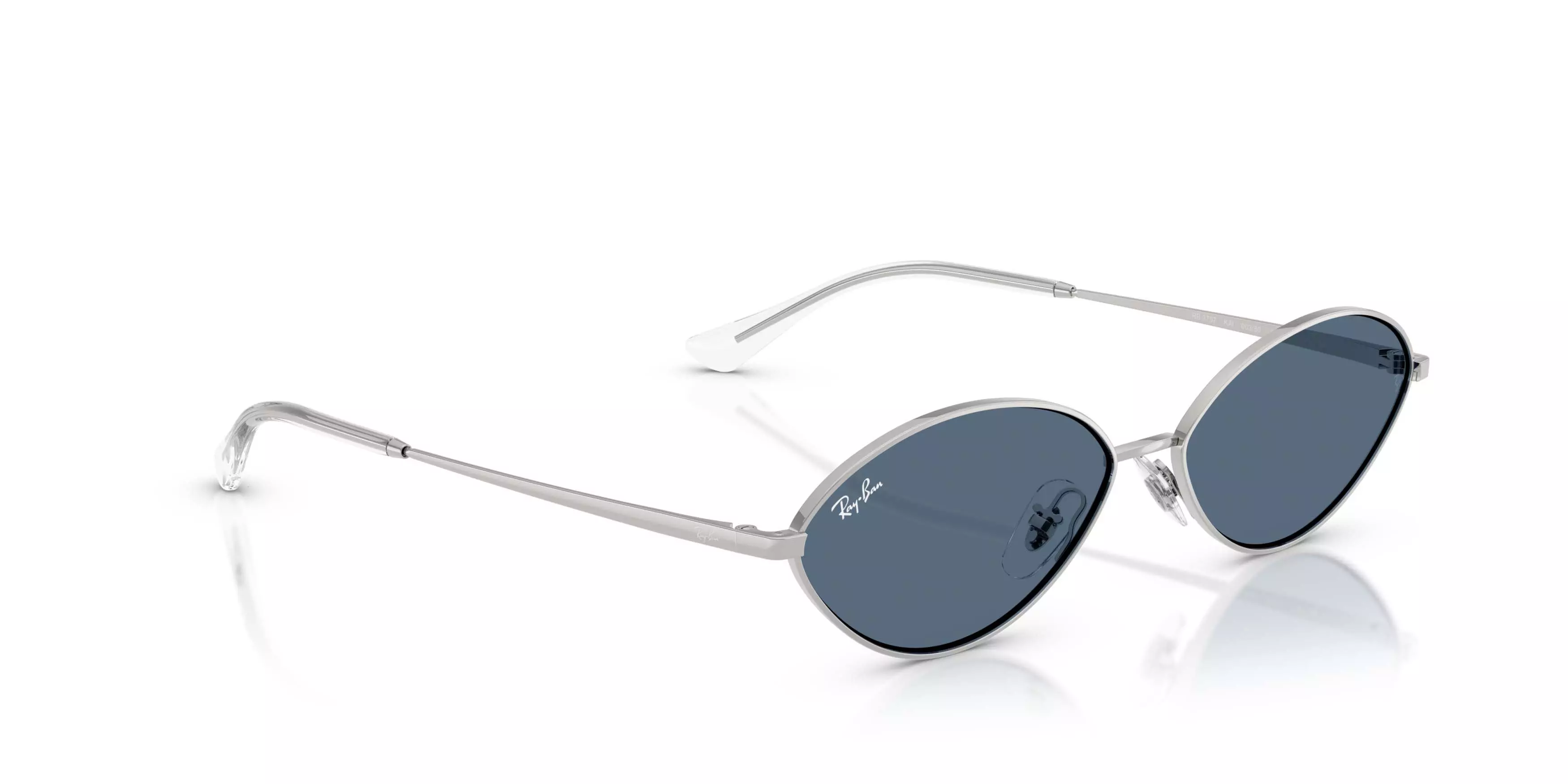 Ray-Ban Kai Bio-Based Dark Blue Sunglasses - Silver - SILVER/BLUE
