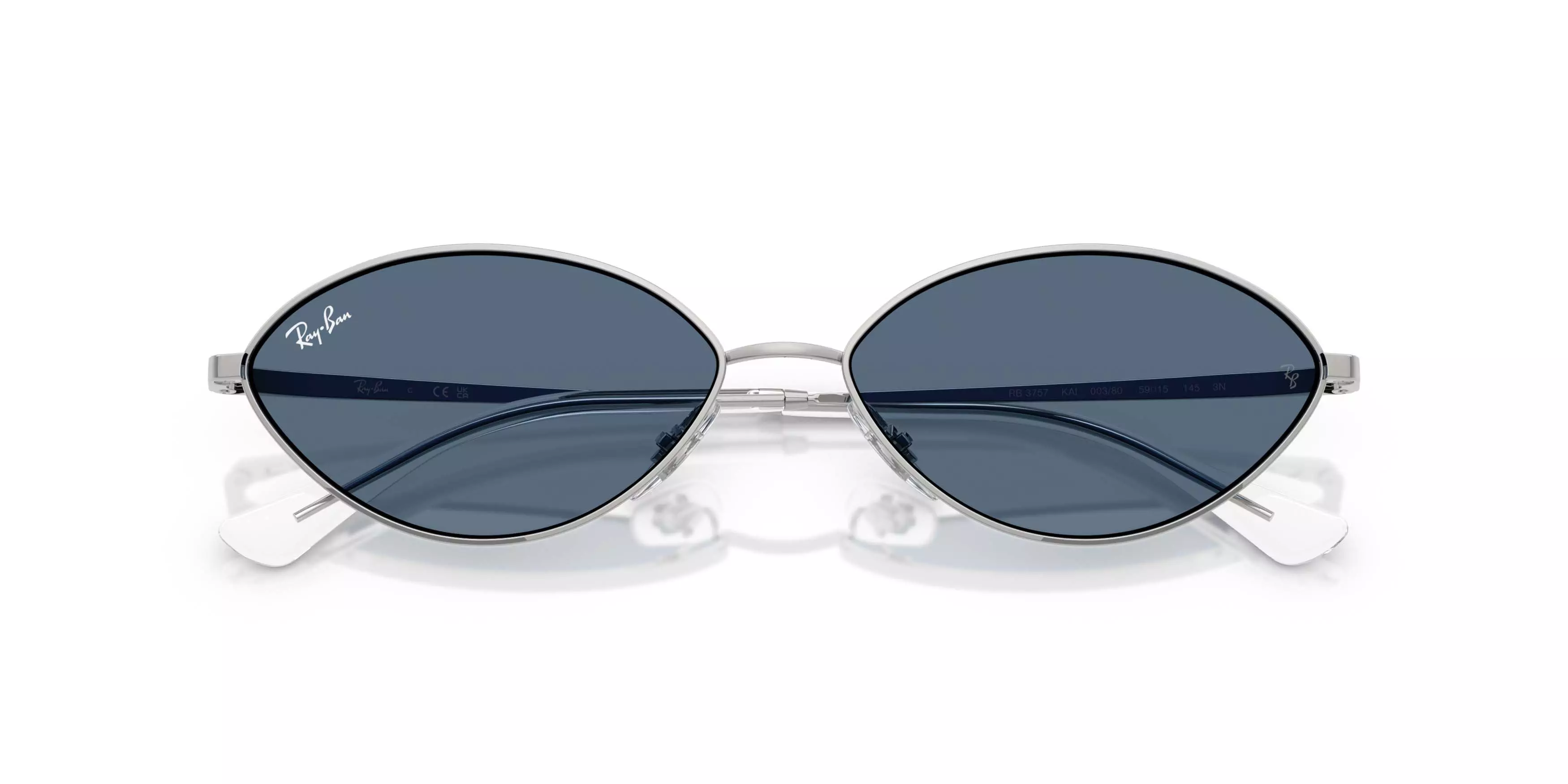Ray-Ban Kai Bio-Based Dark Blue Sunglasses - Silver - SILVER/BLUE