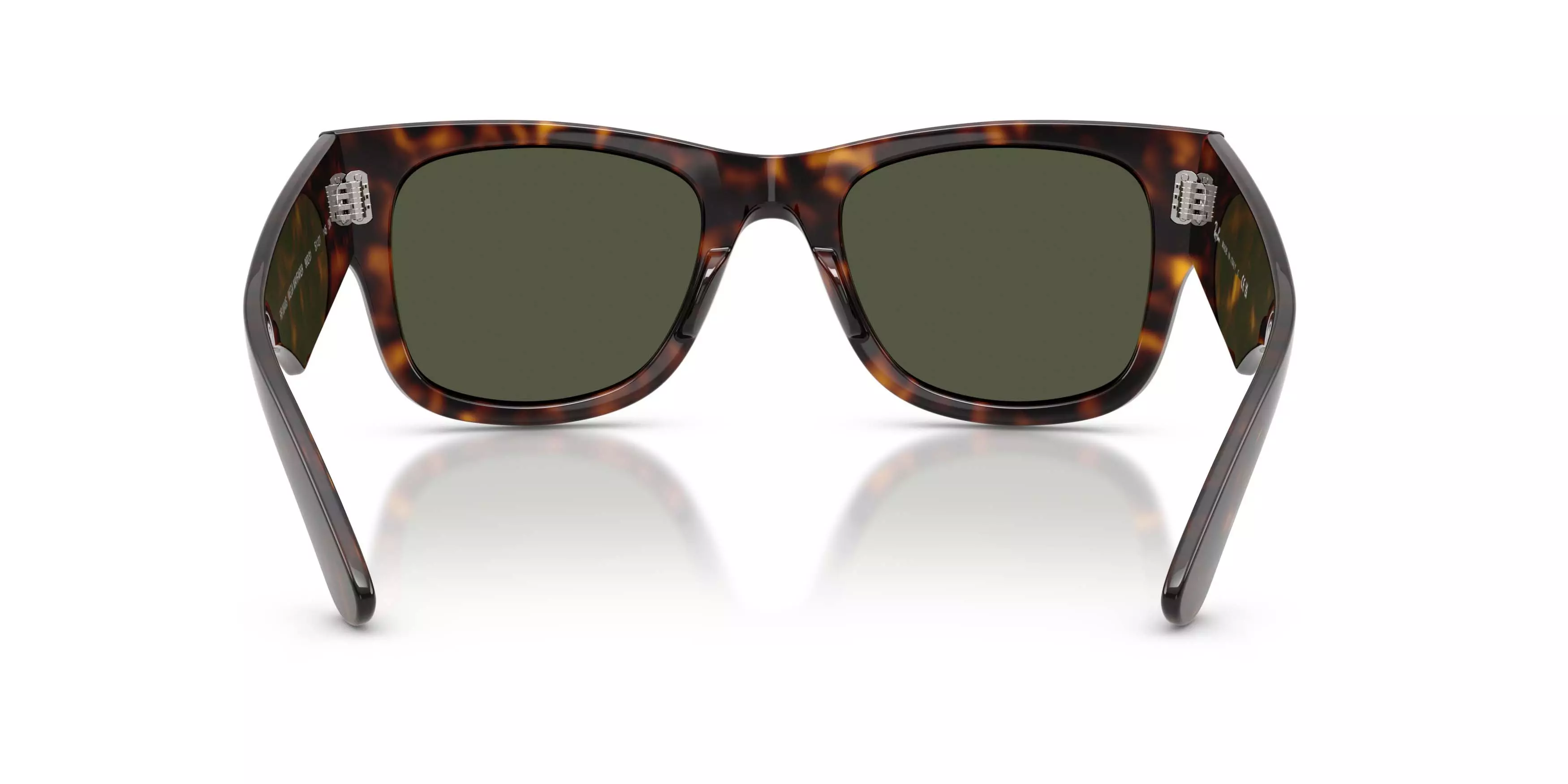 Ray-Ban Mega Wayfarer Green Sunglasses - Havana - BROWN/GREEN