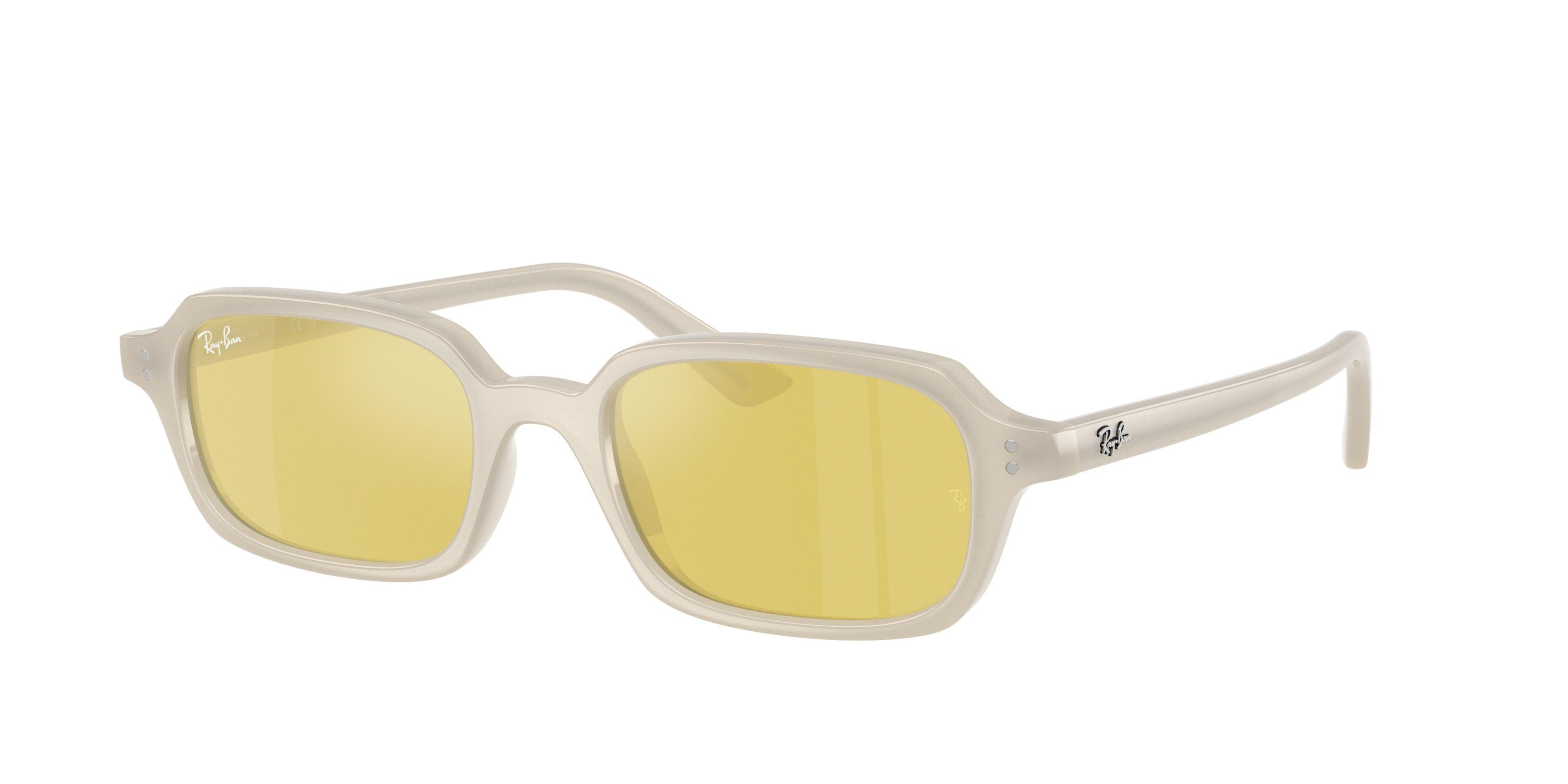 Ray-Ban Zuri Gold Sunglasses - White - WHITE/GOLD Thumbnail View 1