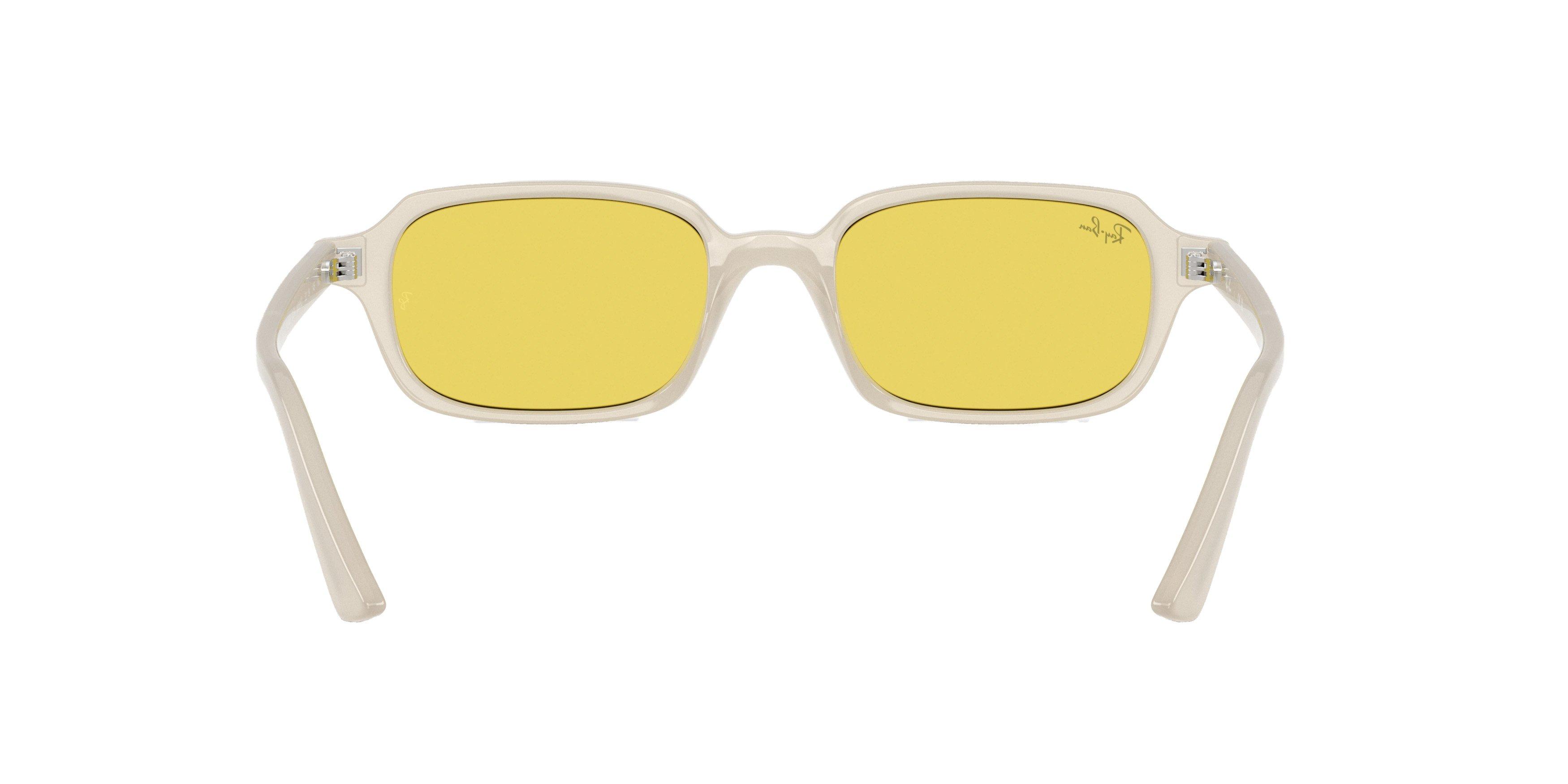 Ray-Ban Zuri Gold Sunglasses - White - WHITE/GOLD Thumbnail View 2