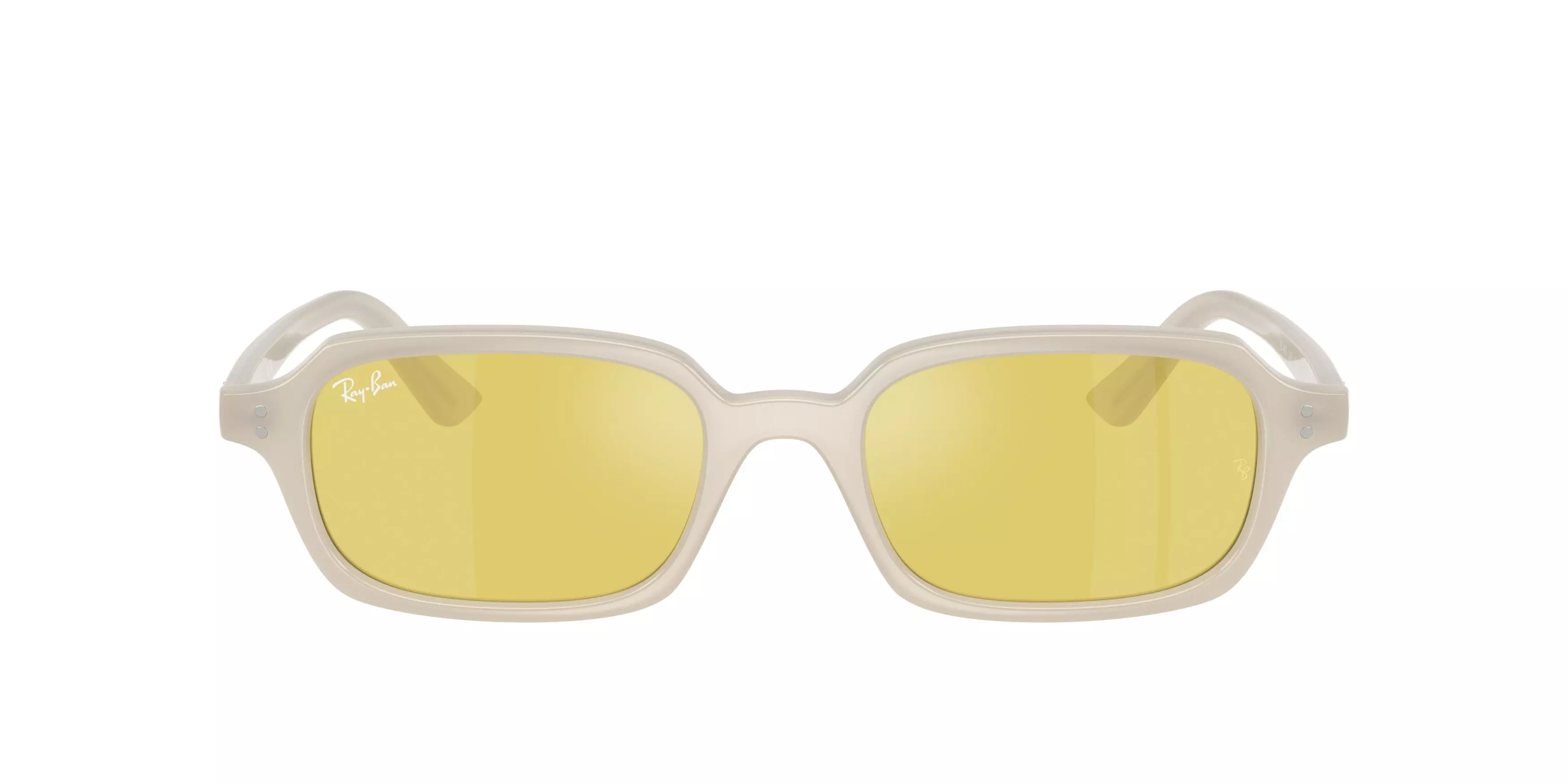 Ray-Ban Zuri Gold Sunglasses - White - WHITE/GOLD