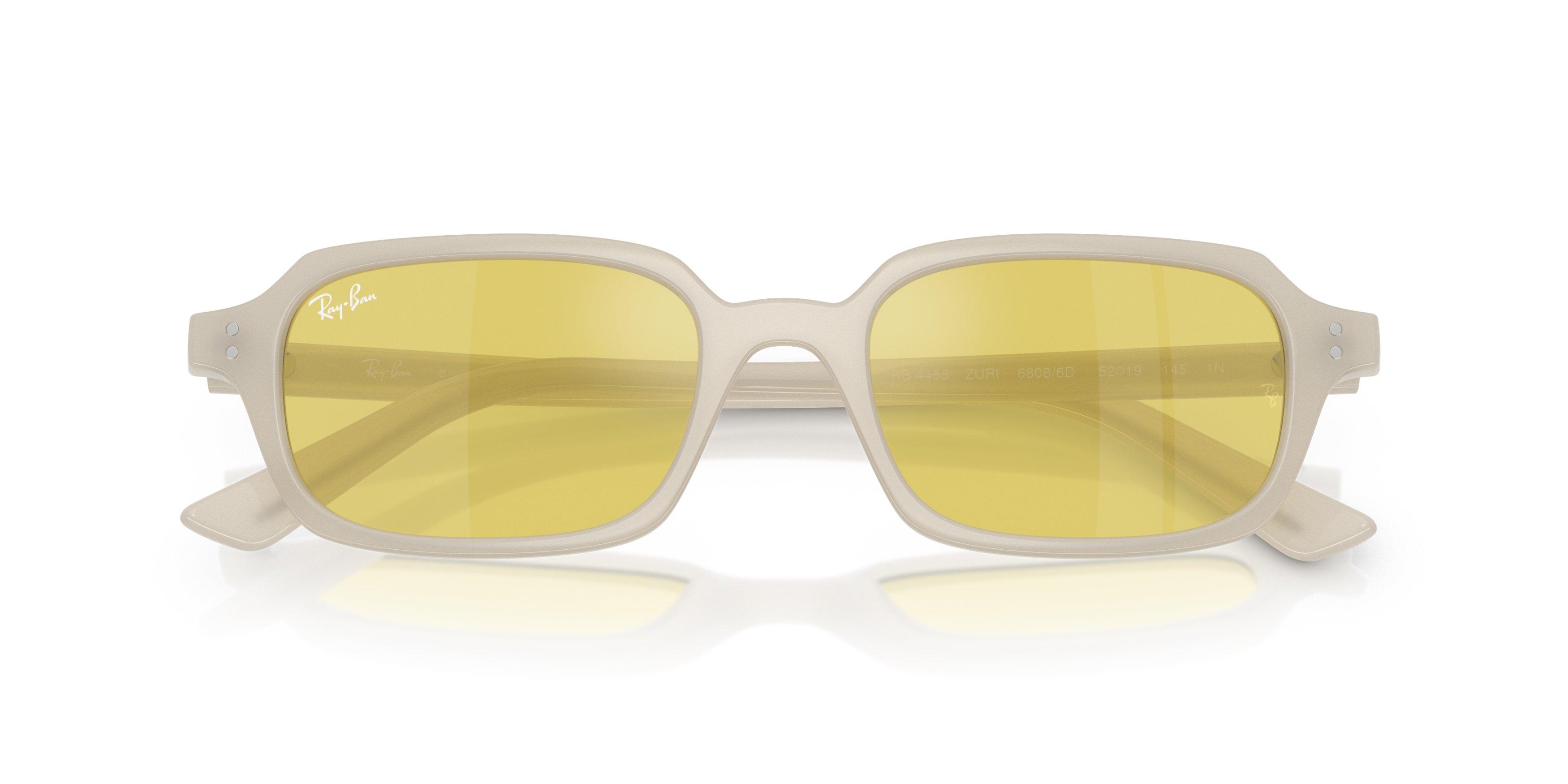 Ray-Ban Zuri Gold Sunglasses - White - WHITE/GOLD Thumbnail View 5