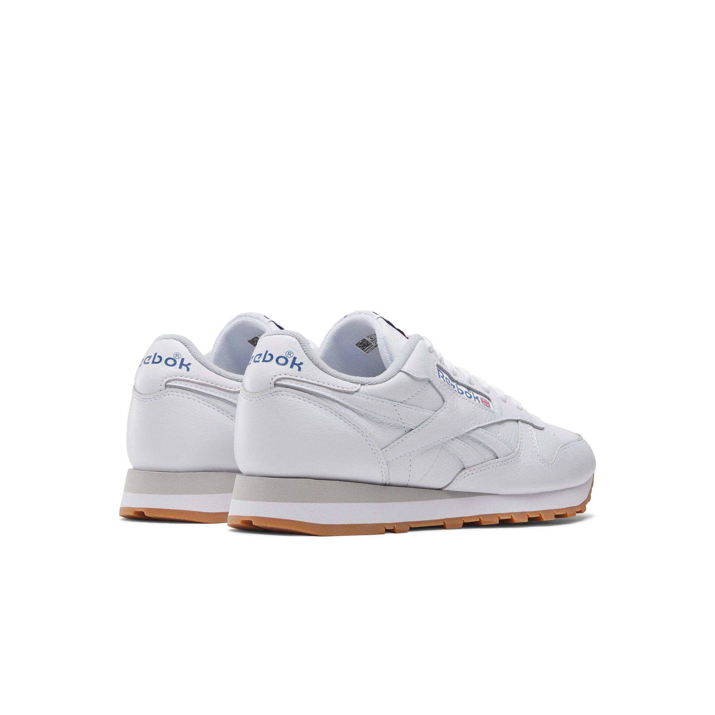 Reebok Classic Leather "White/Grey/Gum" Men's Shoe - WHITE/GREY/GUM Thumbnail View 3