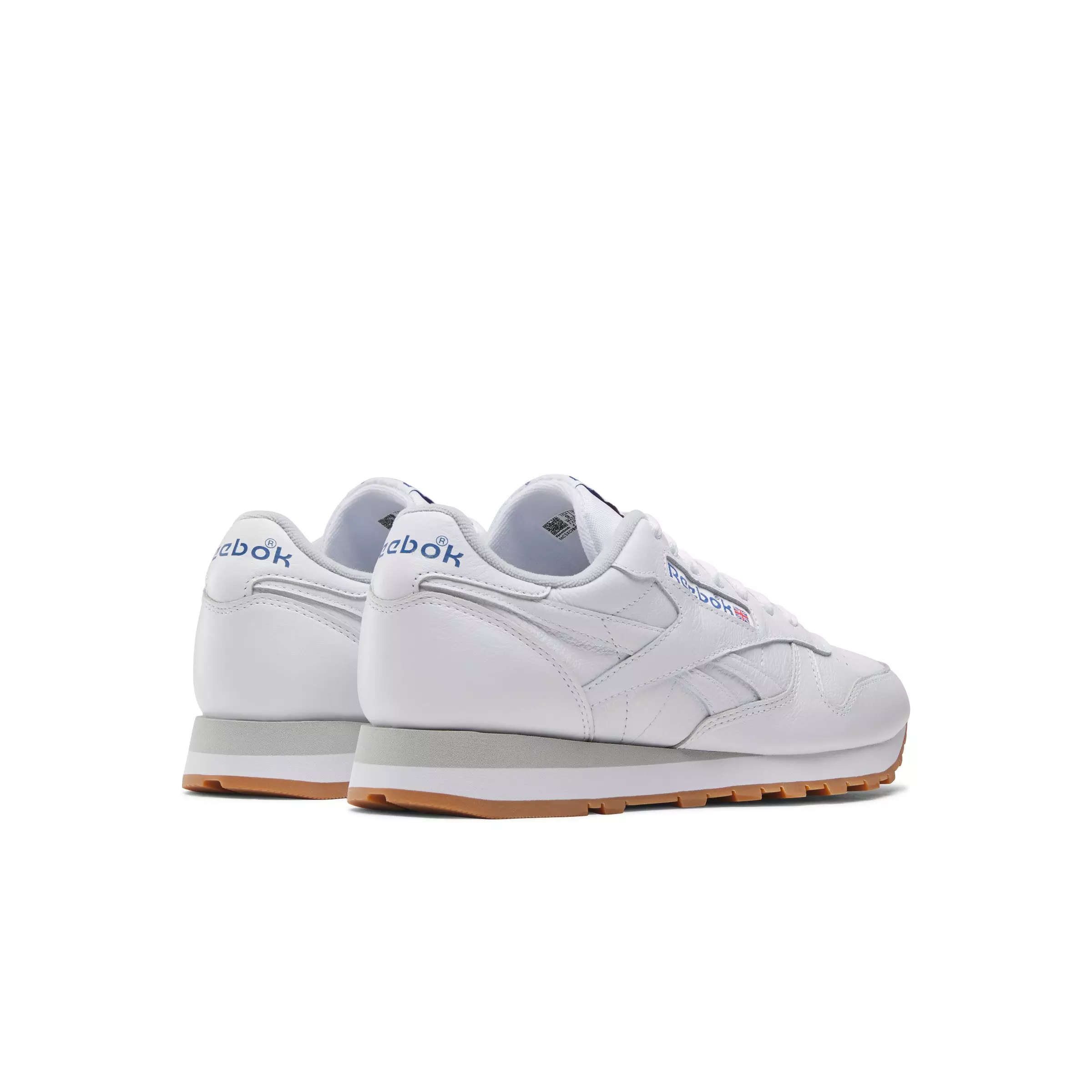Reebok Classic Leather "White/Grey/Gum" Men's Shoe - WHITE/GREY/GUM