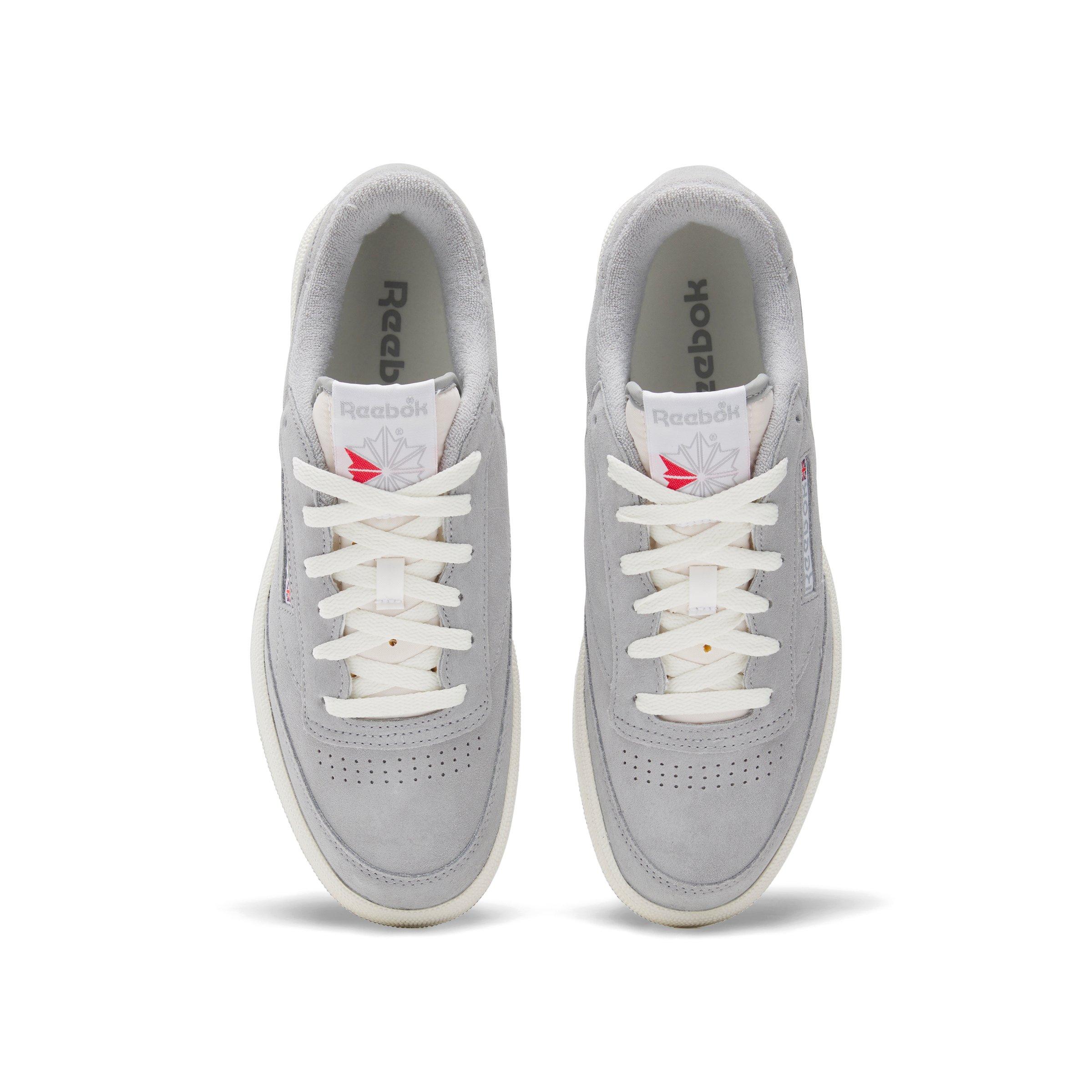 Reebok Club C 85 Vintage "Grey/Grey/White" Men's Shoe - GREY/GREY/WHITE Thumbnail View 4