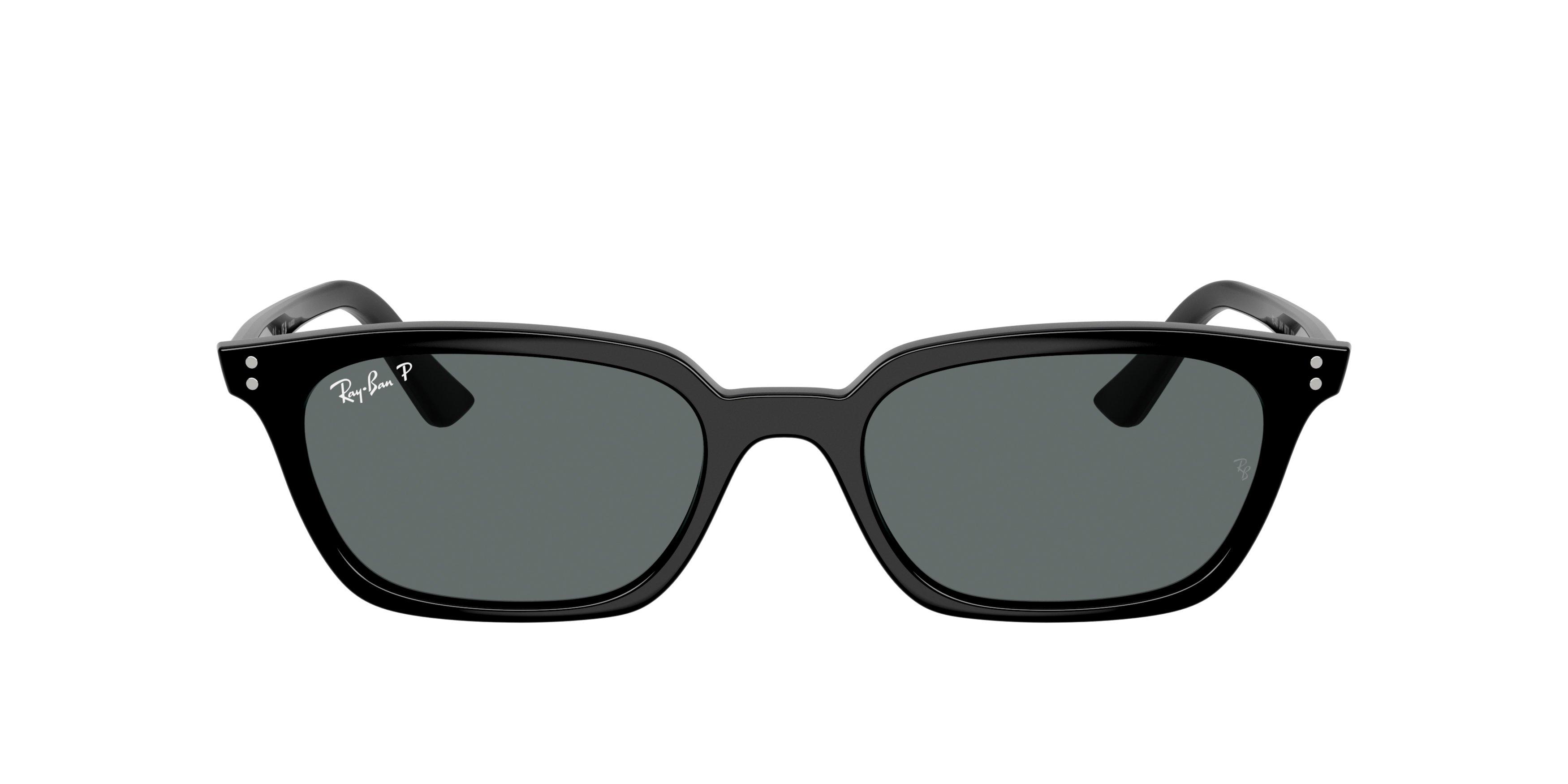 Ray-Ban Zaya Dark Grey Polarized Sunglasses - Black - BLACK/GREY Thumbnail View 3