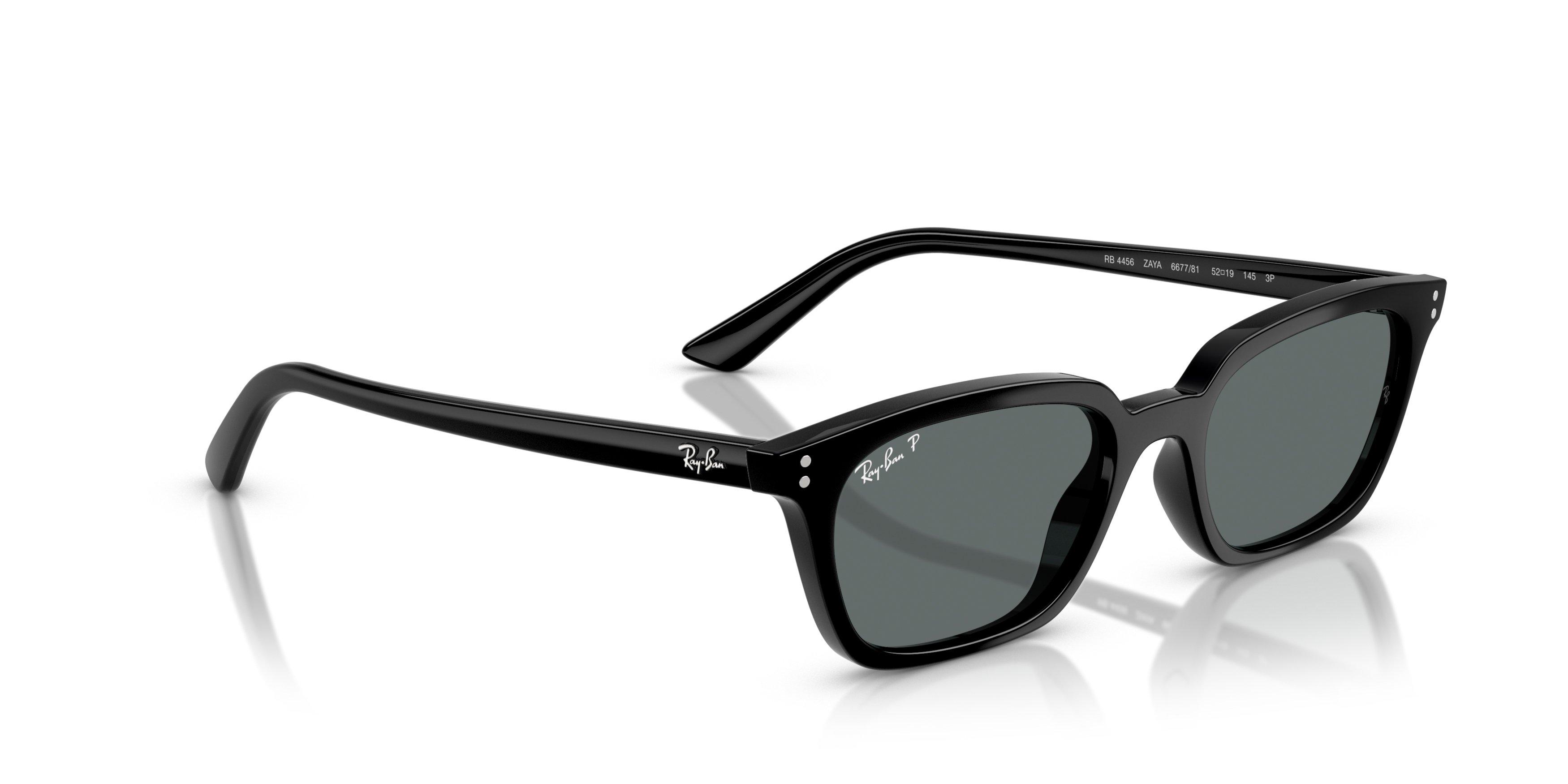 Ray-Ban Zaya Dark Grey Polarized Sunglasses - Black - BLACK/GREY Thumbnail View 4