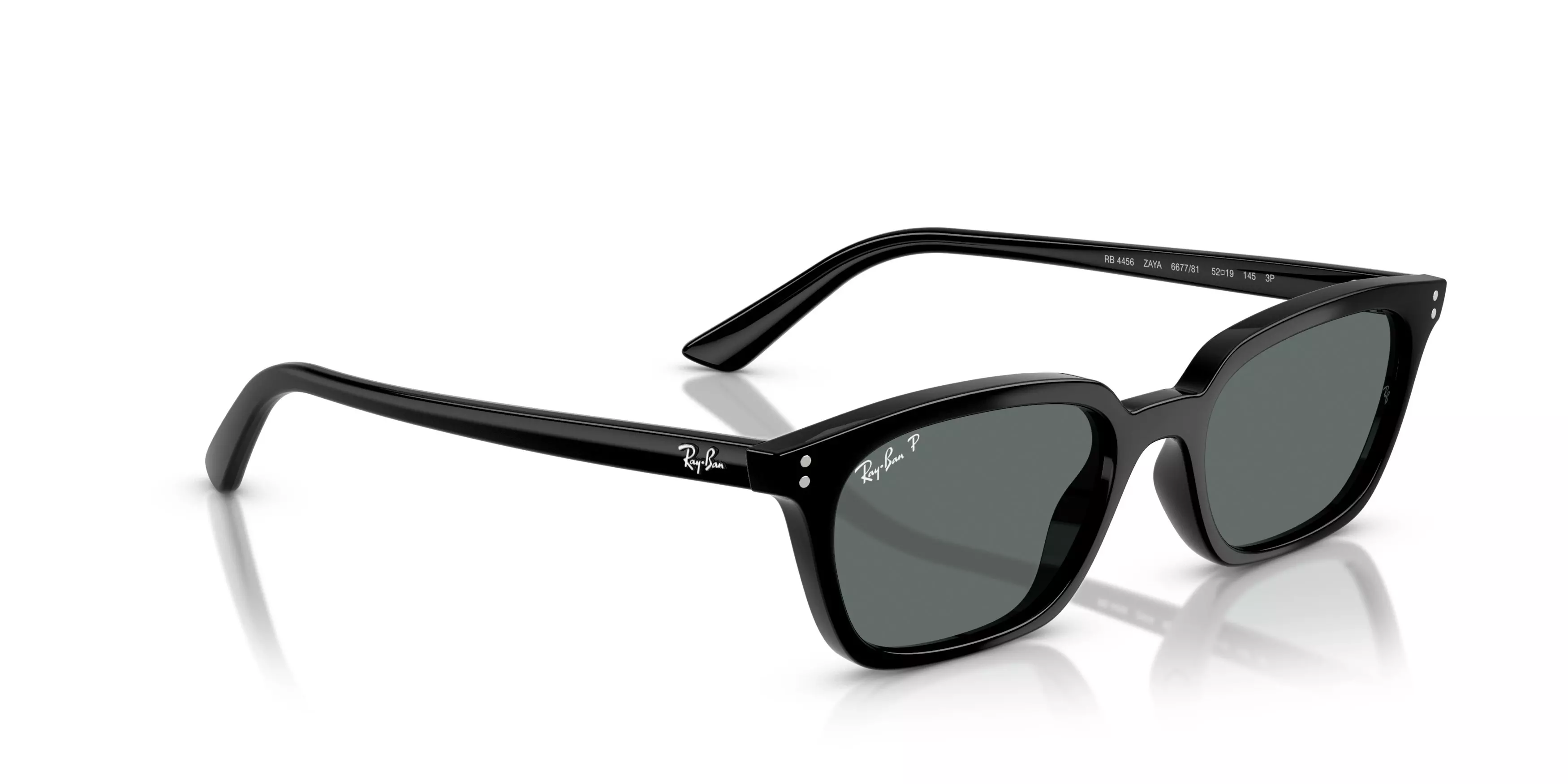 Ray-Ban Zaya Dark Grey Polarized Sunglasses - Black - BLACK/GREY