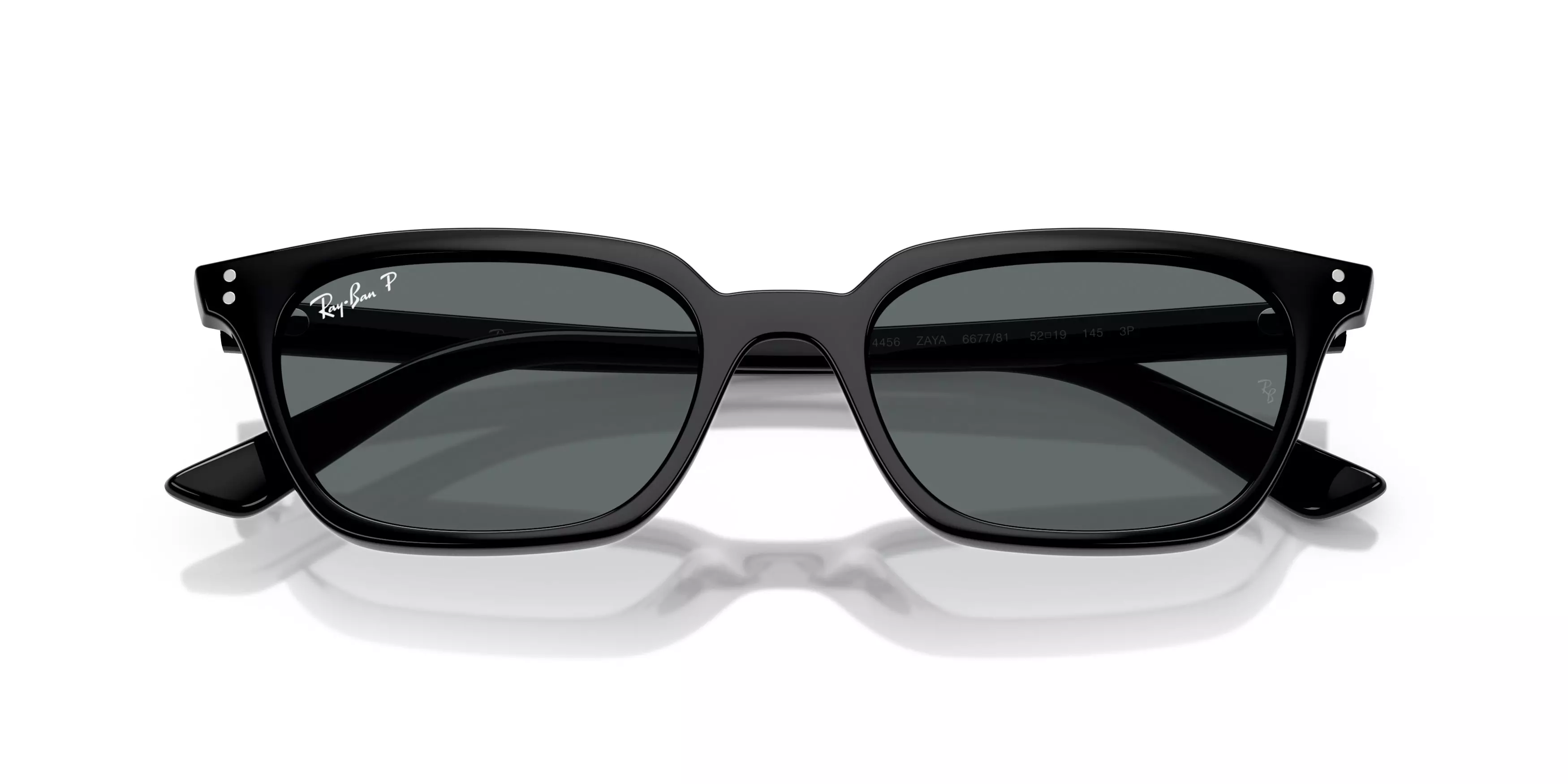 Ray-Ban Zaya Dark Grey Polarized Sunglasses - Black - BLACK/GREY