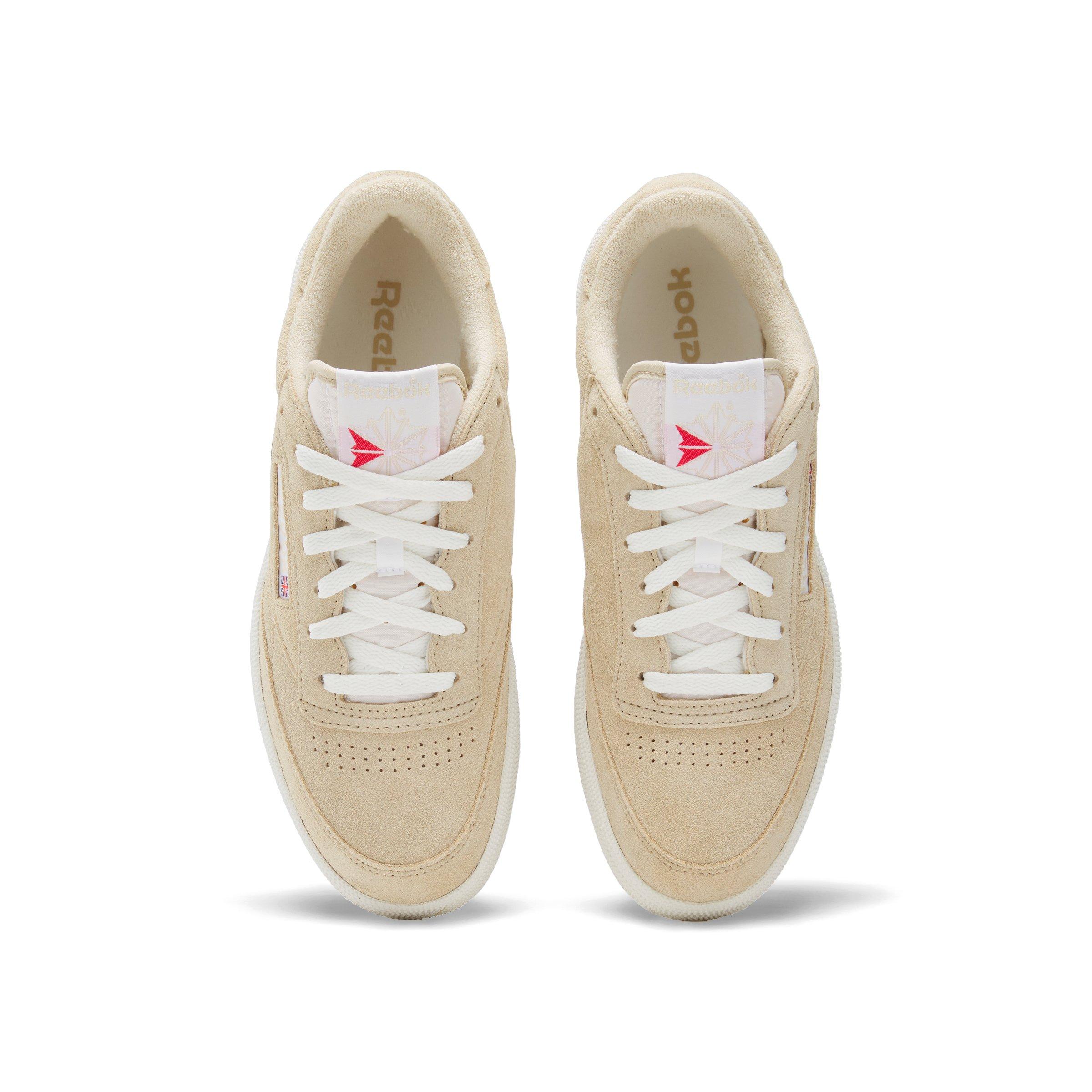 Reebok Club C 85 Vintage "Beige/Beige/White" Men's Shoe - BEIGE/BEIGE/WHITE Thumbnail View 4