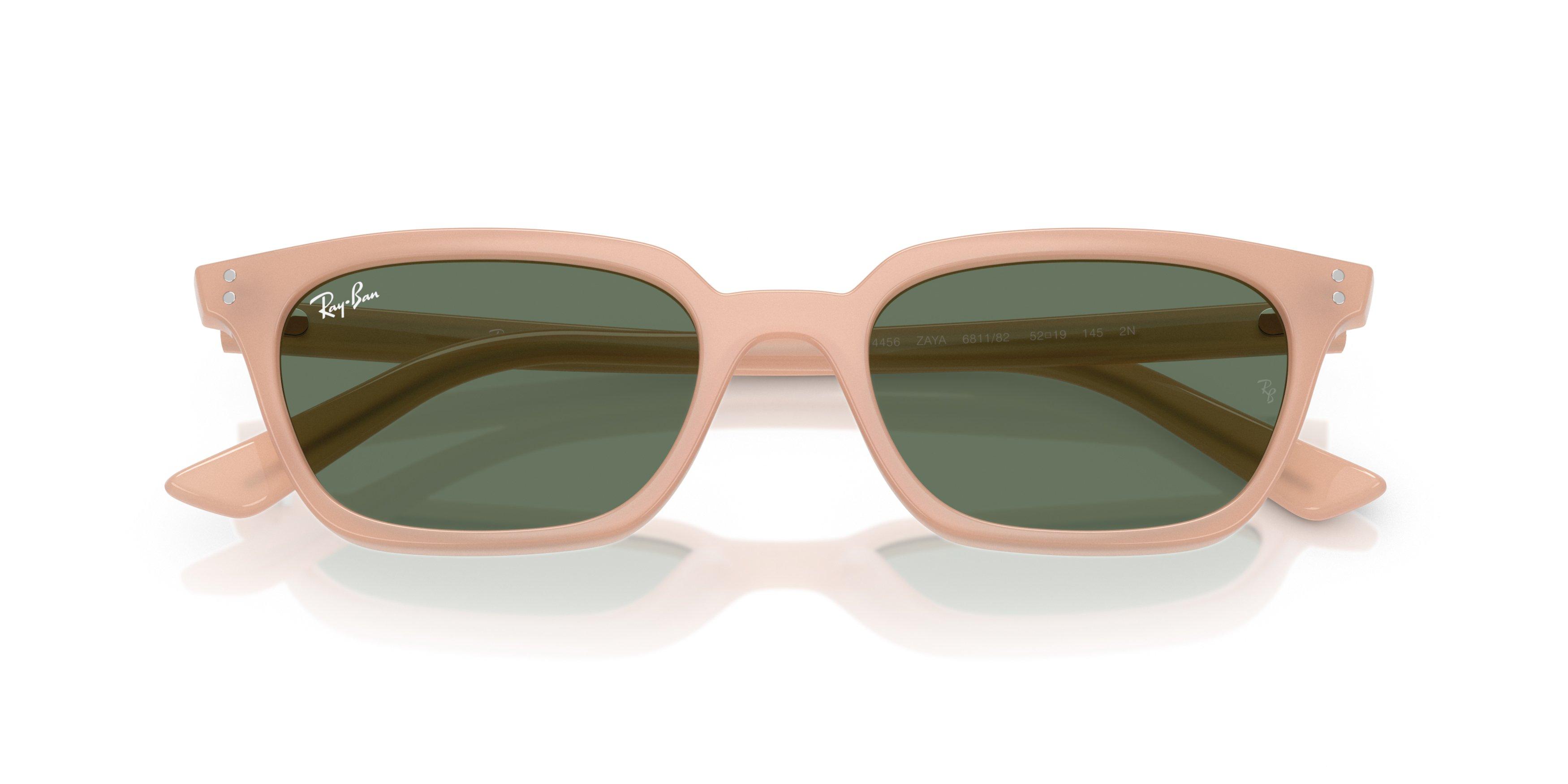 Ray-Ban Zaya Green Sunglasses - Pink - PINK/GREEN Thumbnail View 5