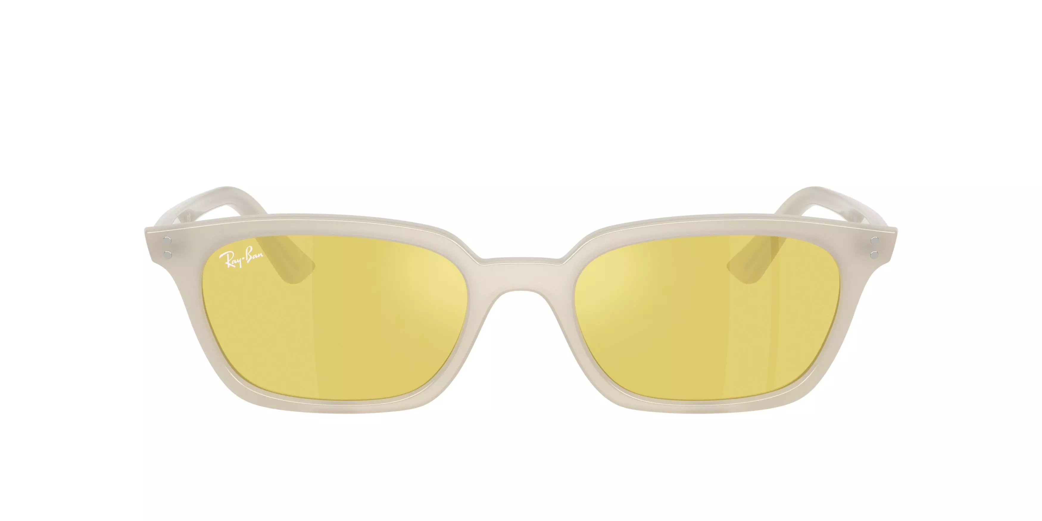 Ray-Ban Zaya Gold Sunglasses - White - WHITE/GOLD