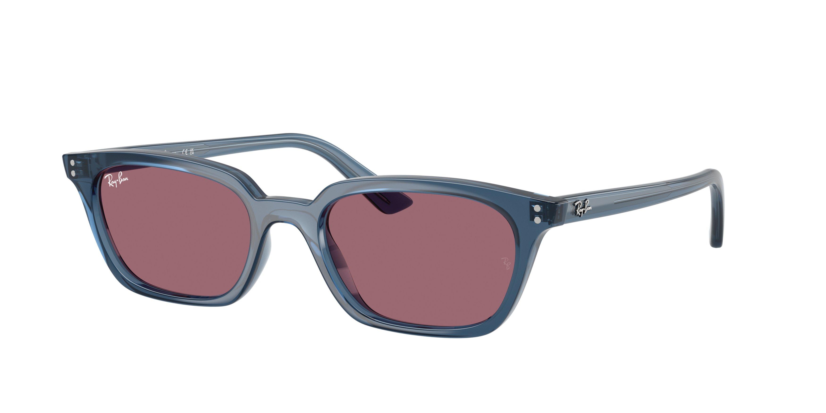 Ray-Ban Zaya Rose Sunglasses - Light Blue - LIGHT BLUE/ROSE Thumbnail View 1