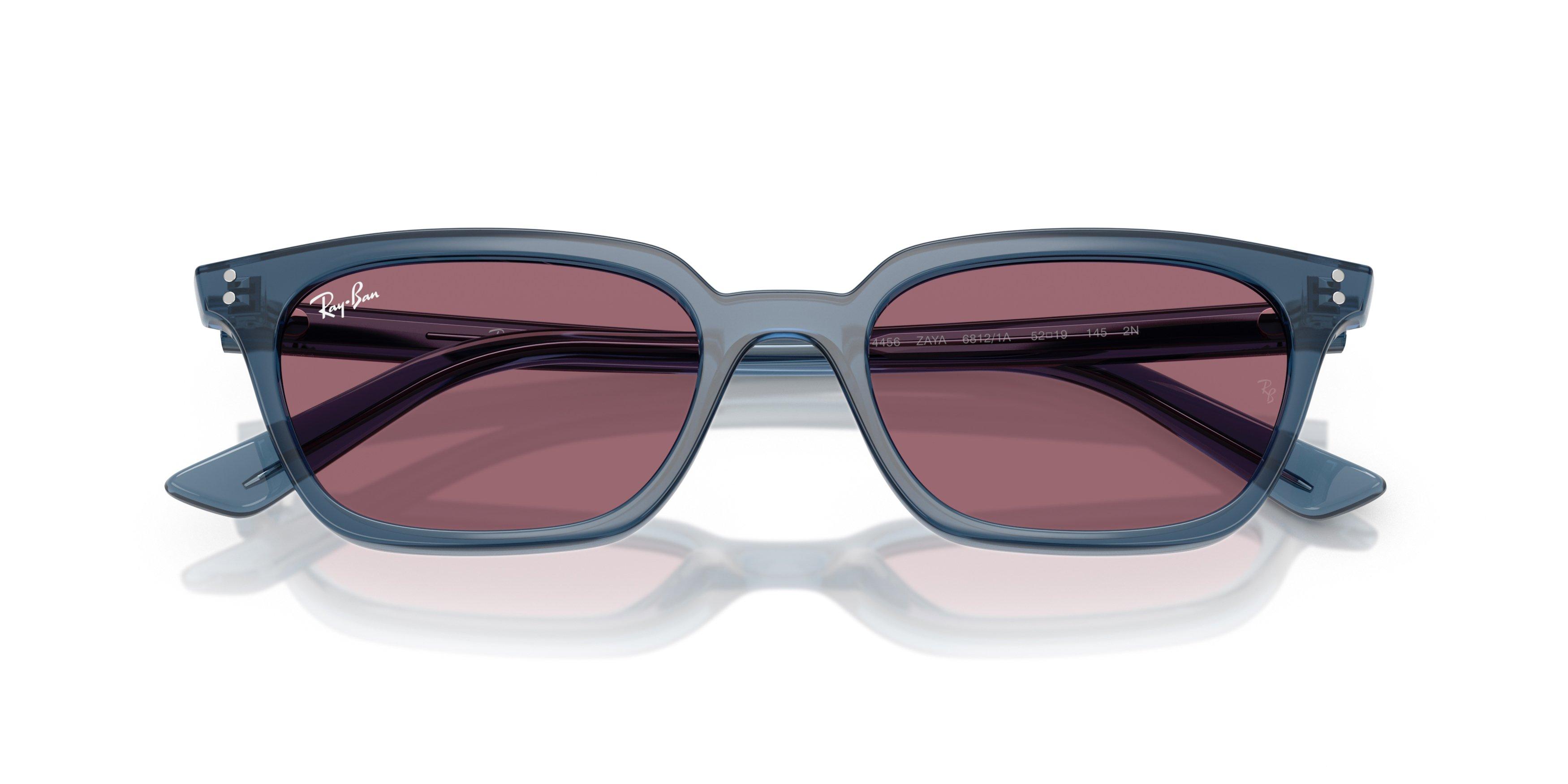 Ray-Ban Zaya Rose Sunglasses - Light Blue - LIGHT BLUE/ROSE Thumbnail View 5