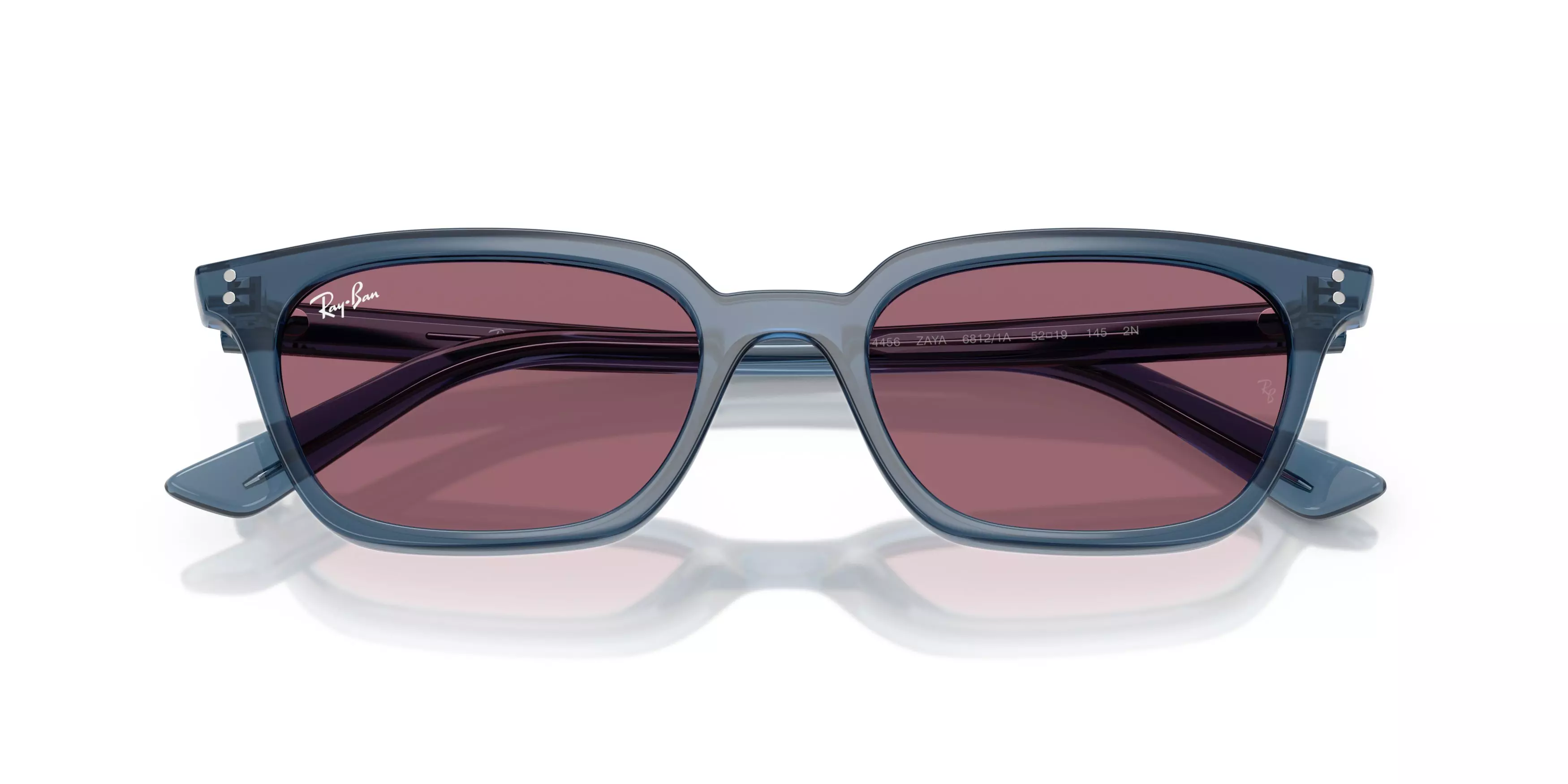 Ray-Ban Zaya Rose Sunglasses - Light Blue - LIGHT BLUE/ROSE