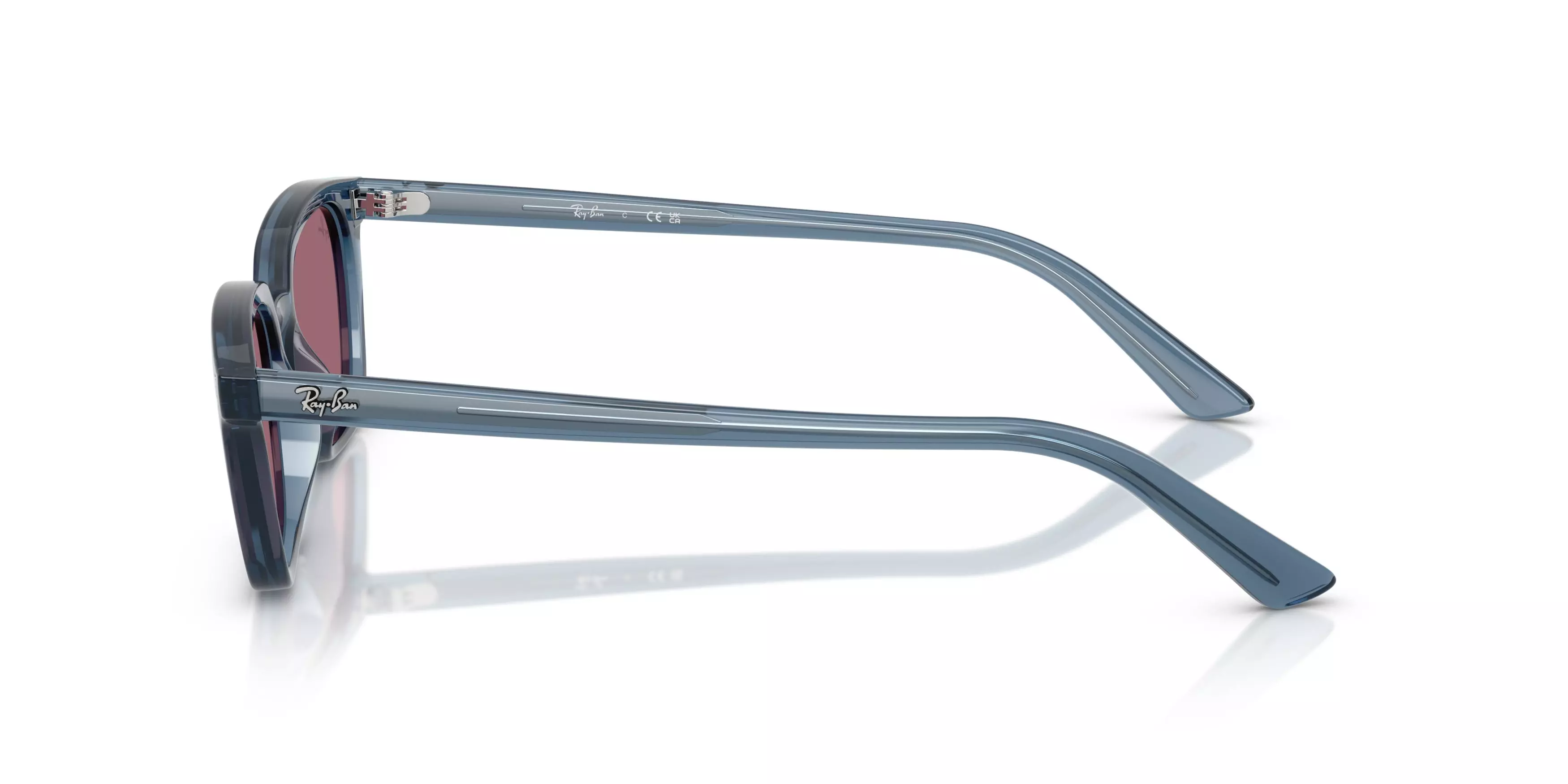 Ray-Ban Zaya Rose Sunglasses - Light Blue - LIGHT BLUE/ROSE