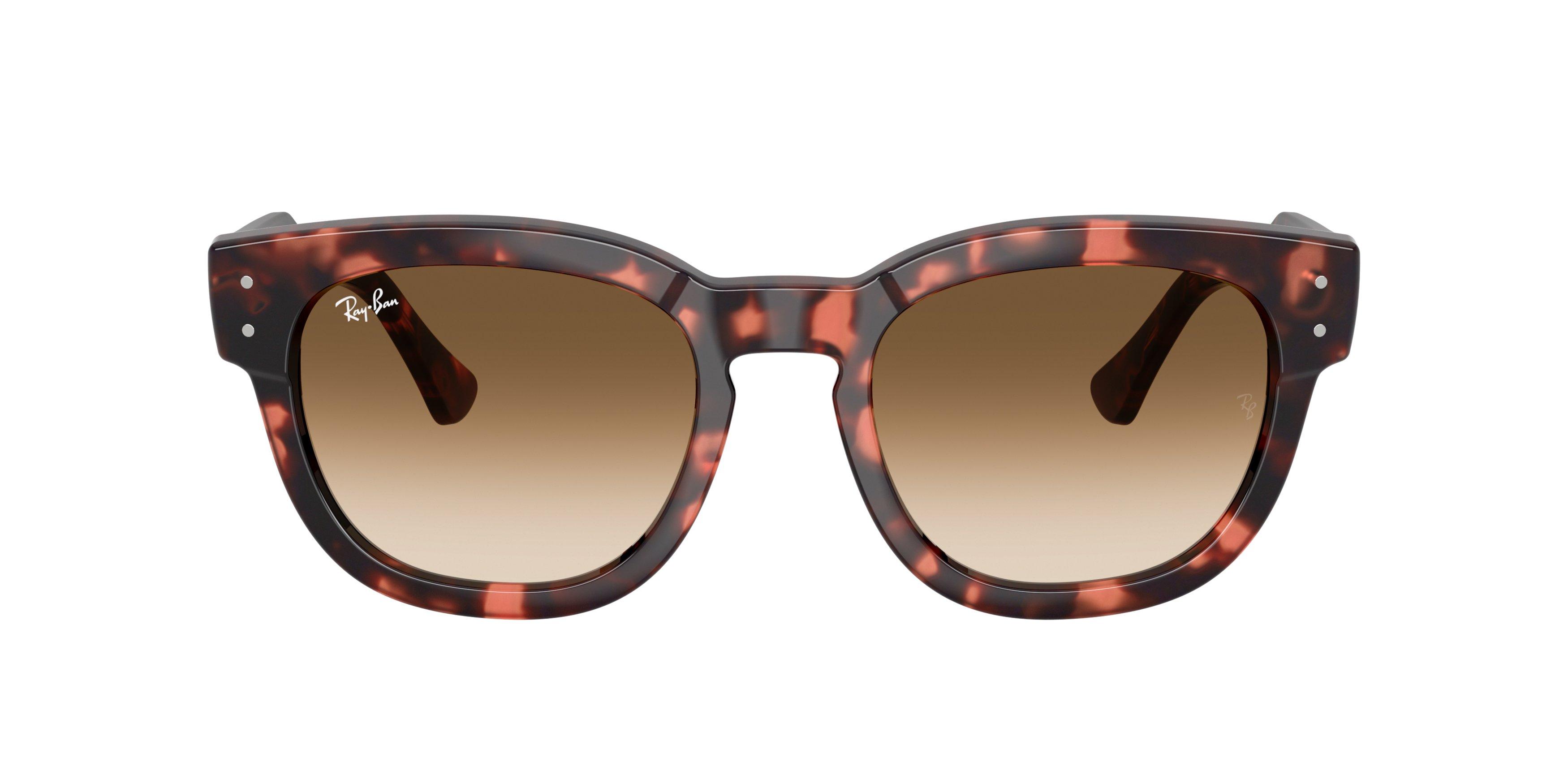 Ray-Ban Mega Hawkeye Brown Gradient Sunglasses - Pink Havana - BROWN Thumbnail View 3