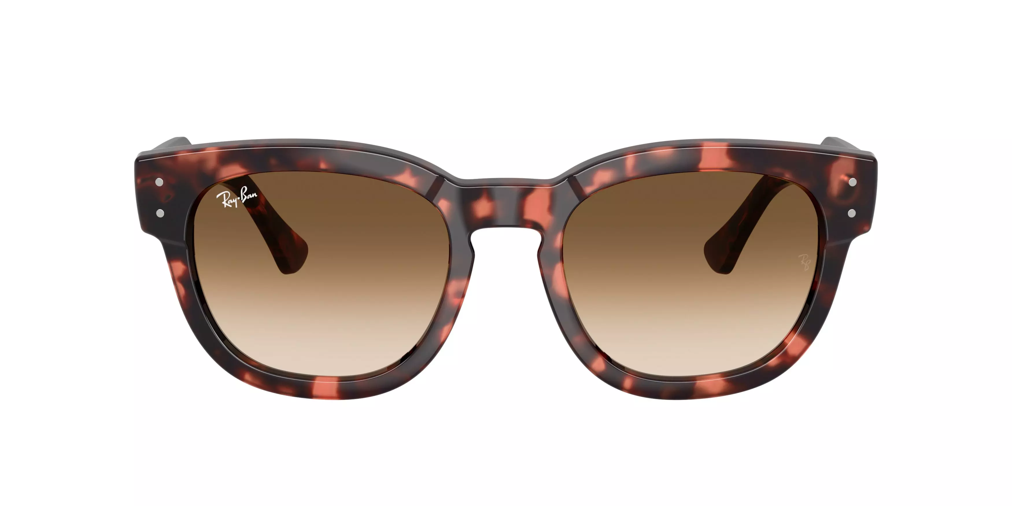 Ray-Ban Mega Hawkeye Brown Gradient Sunglasses - Pink Havana - BROWN