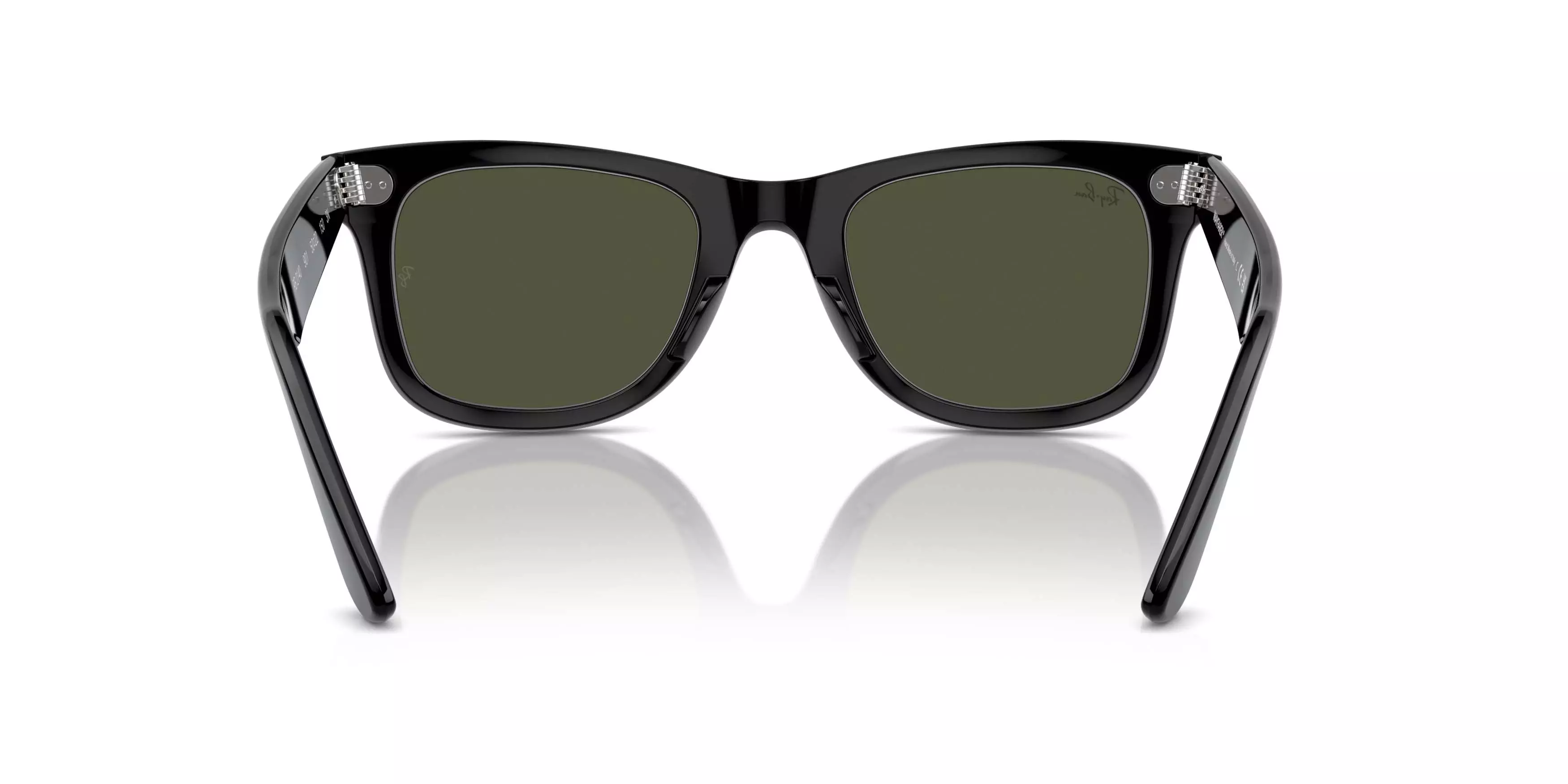 Ray-Ban Original Wayfarer Classic G-15 Green Sunglasses - Black - BLACK/GREEN
