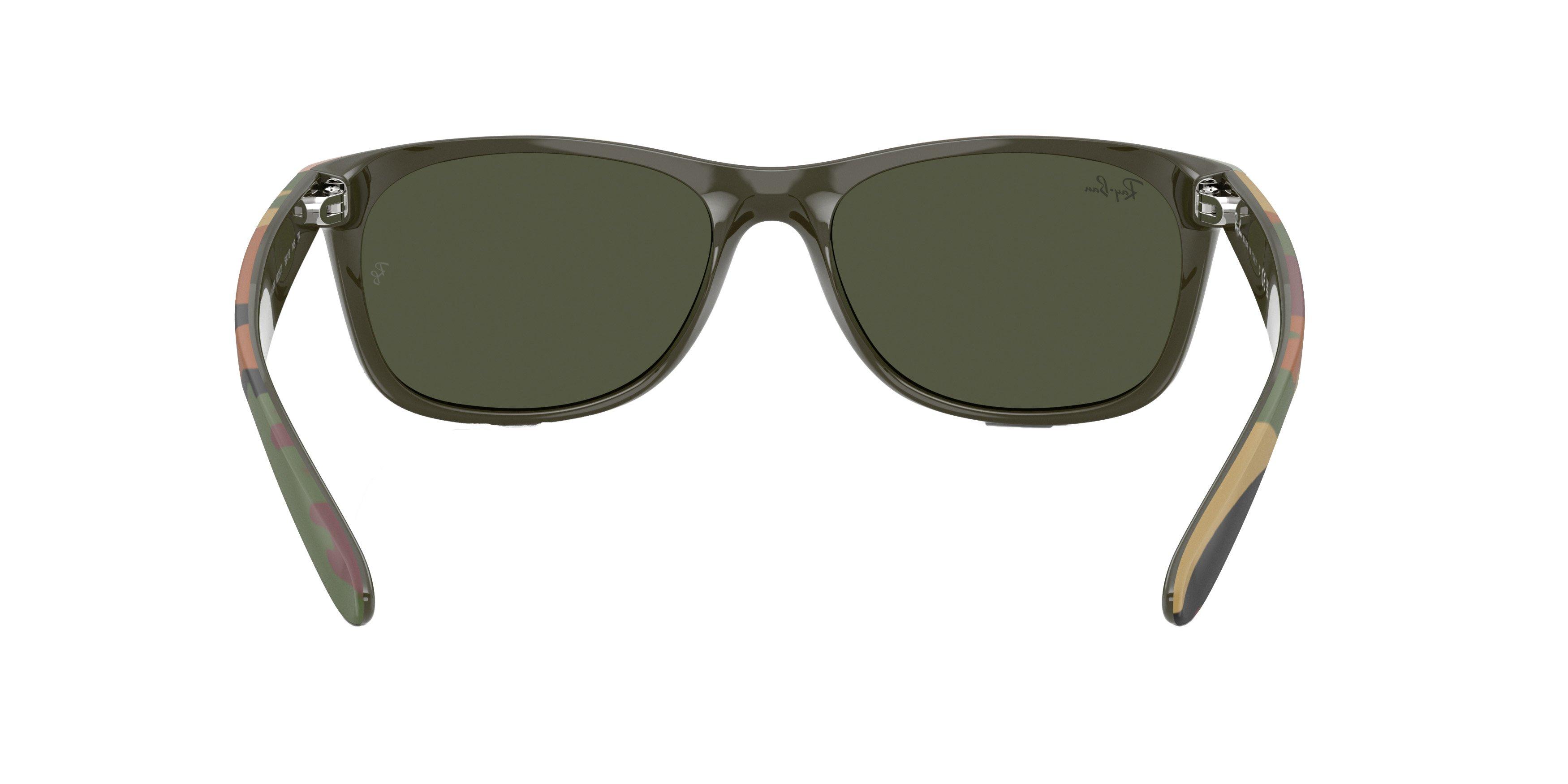 Ray-Ban New Wayfarer Classic Green Sunglasses - Camo - CAMO/GREEN Thumbnail View 2