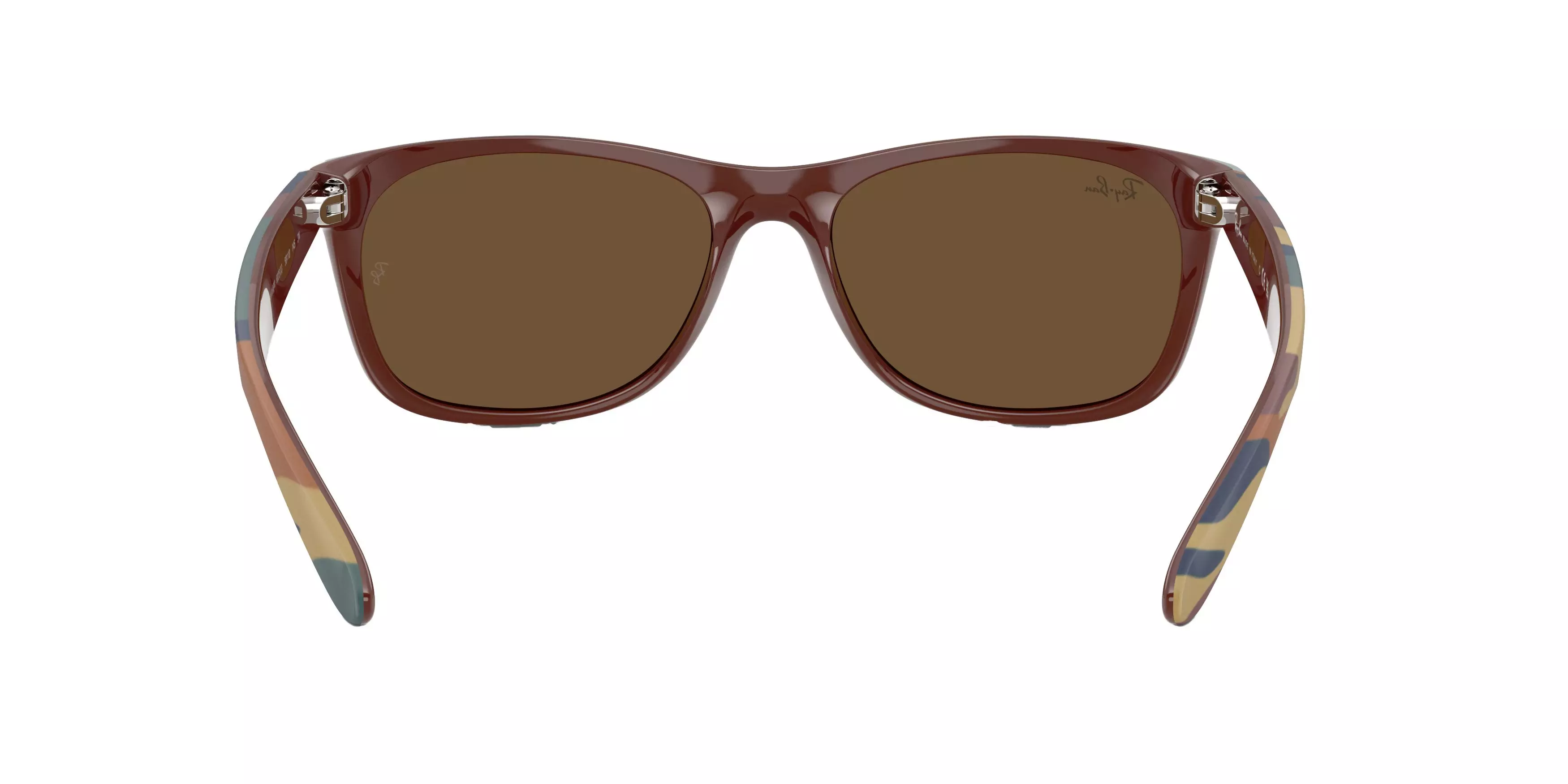 Ray-Ban New Wayfarer Classic Brown Sunglasses - Camo - CAMO/BROWN