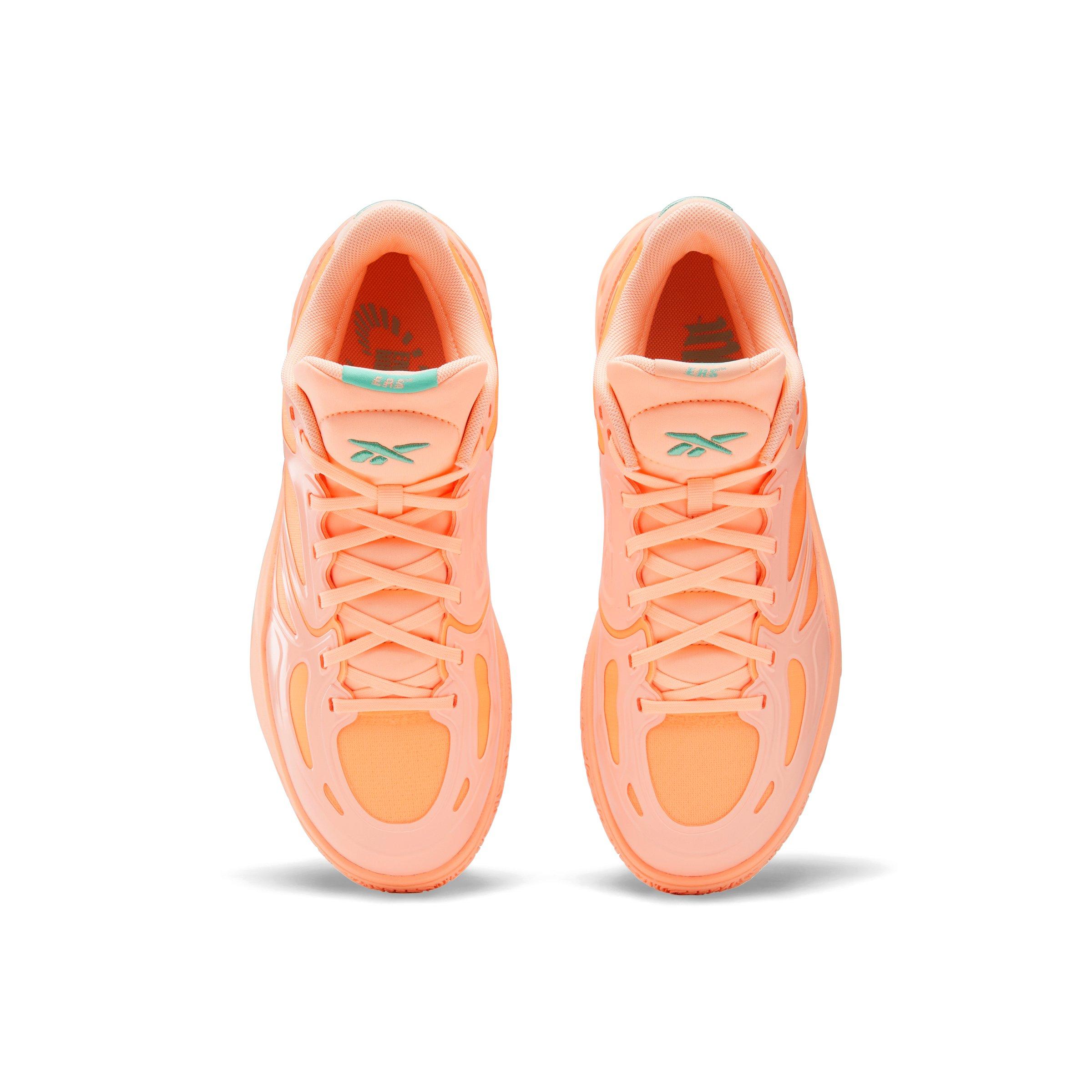 Reebok Engine A "Orange/Light Orange/Green" Men's Basketball Shoe - ORANGE/LT ORANGE/GREEN Thumbnail View 4