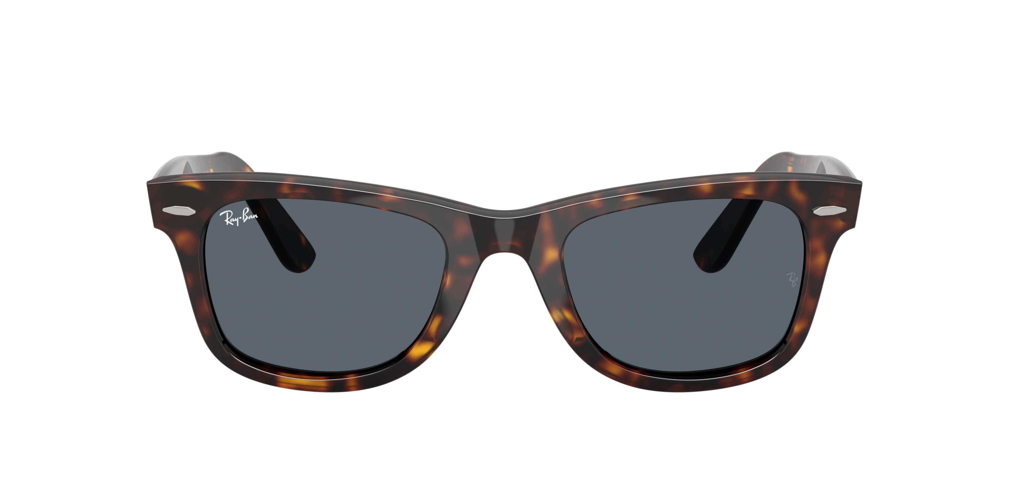 Ray-Ban Original Wayfarer Classic Dark Blue Sunglasses - Havana - BROWN/DARK BLUE
