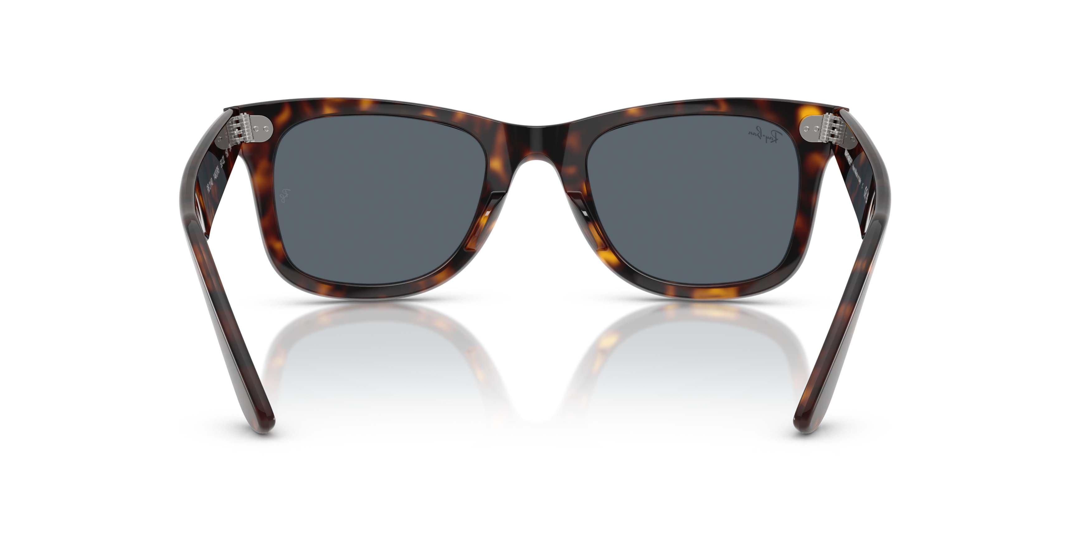 Ray-Ban Original Wayfarer Classic Dark Blue Sunglasses - Havana - BROWN/DARK BLUE