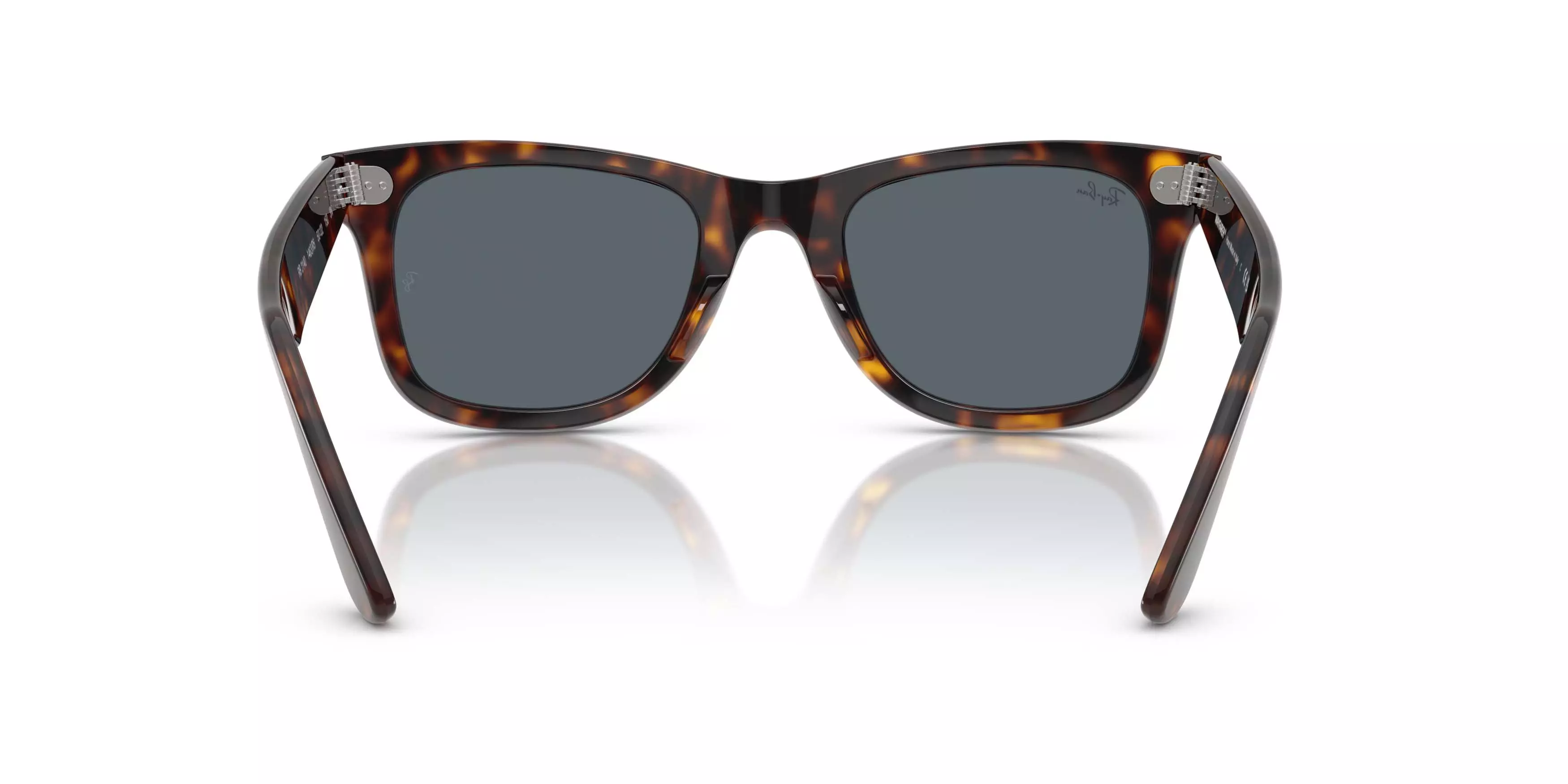 Ray-Ban Original Wayfarer Classic Dark Blue Sunglasses - Havana - BROWN/DARK BLUE