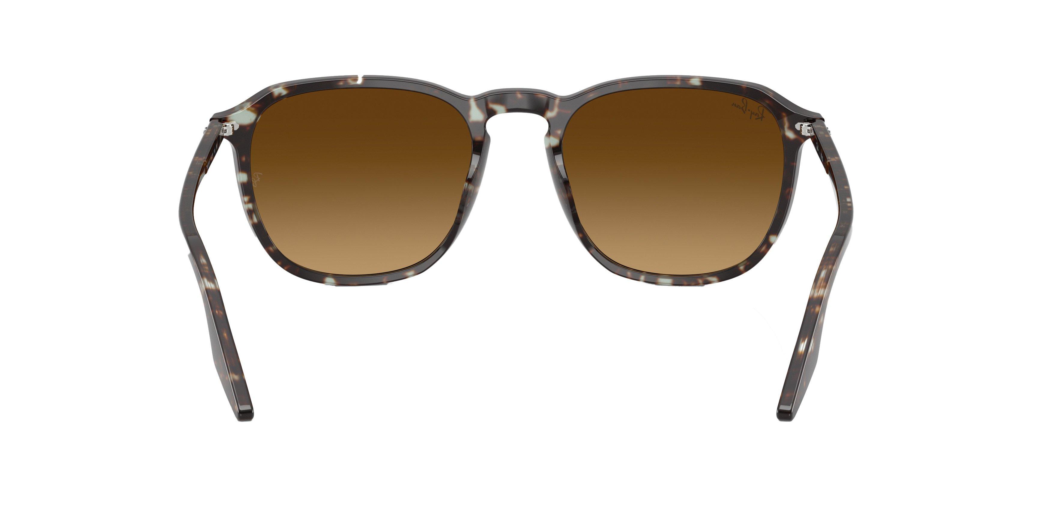 Ray-Ban RB2203 Brown Gradient Sunglasses - Yellow Turtle - BROWN Thumbnail View 2