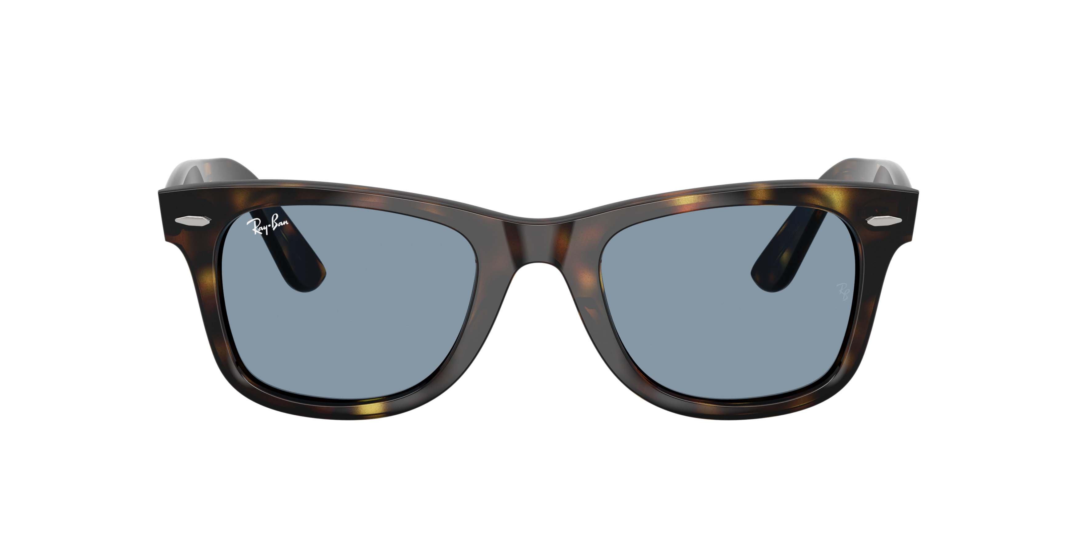 Ray-Ban Wayfarer Ease Blue Sunglasses - Havana - BROWN/BLUE