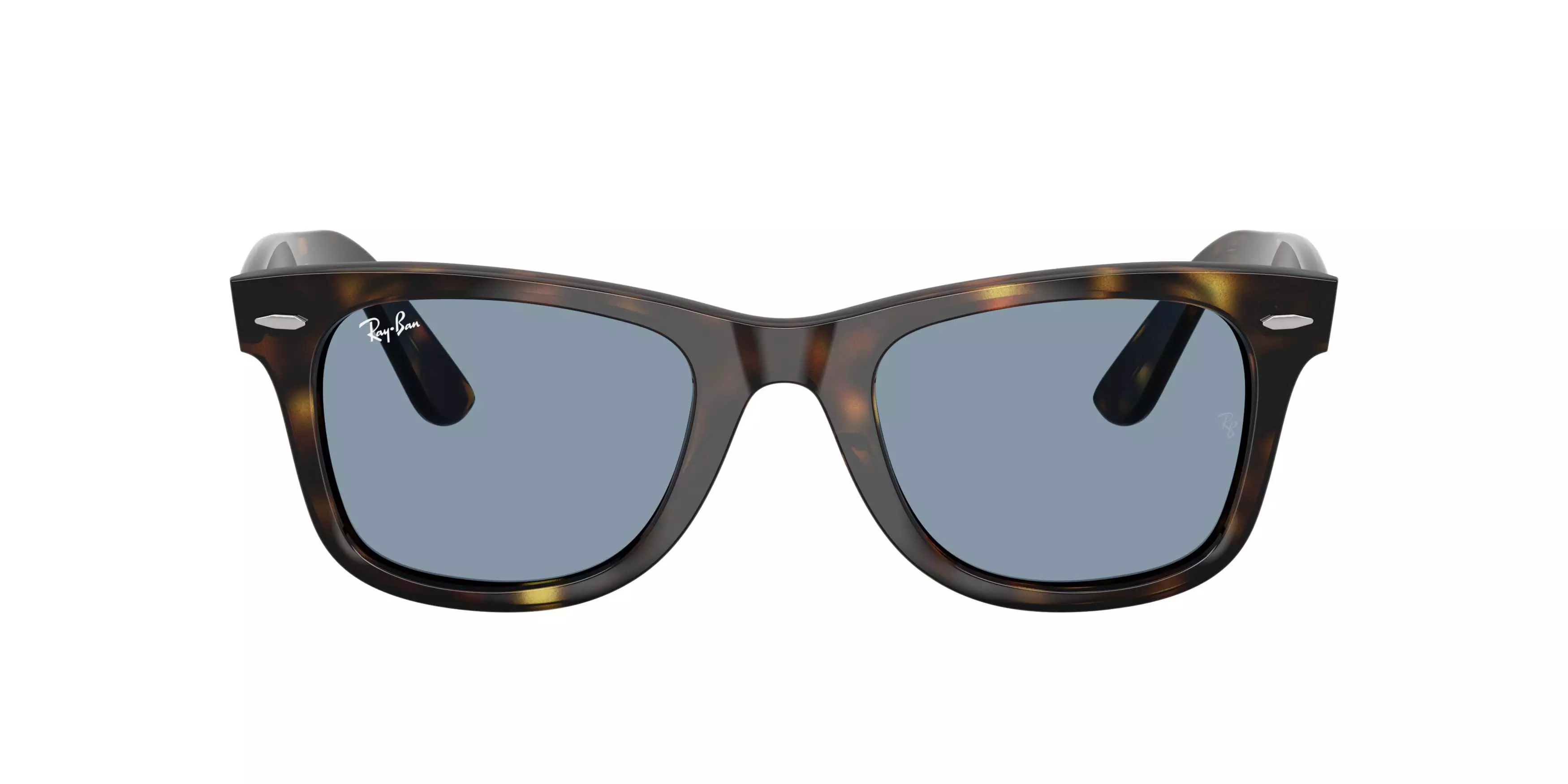 Ray-Ban Wayfarer Ease Blue Sunglasses - Havana - BROWN/BLUE