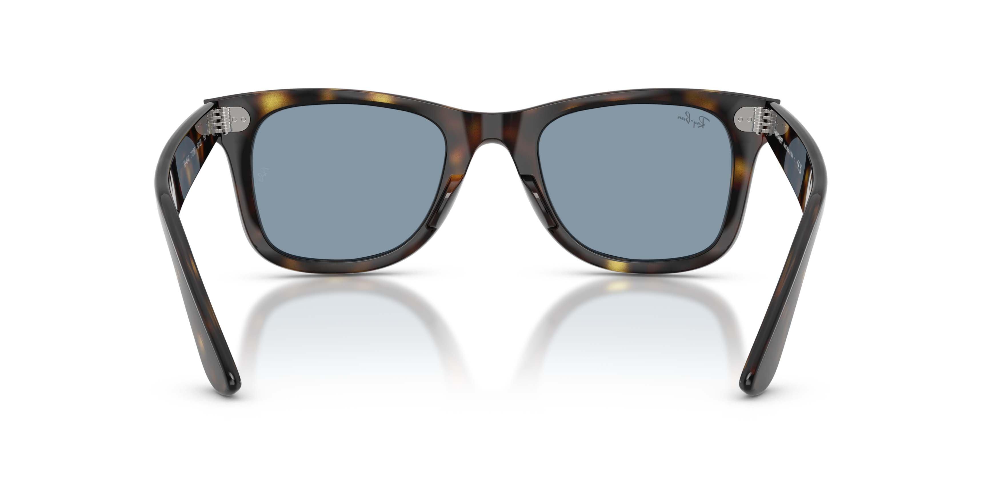 Ray-Ban Wayfarer Ease Blue Sunglasses - Havana - BROWN/BLUE