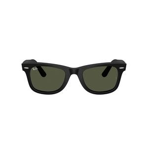 Ray-Ban Original Wayfarer Classic Crystal Green Sunglasses - Matte Black - BLACK/GREEN