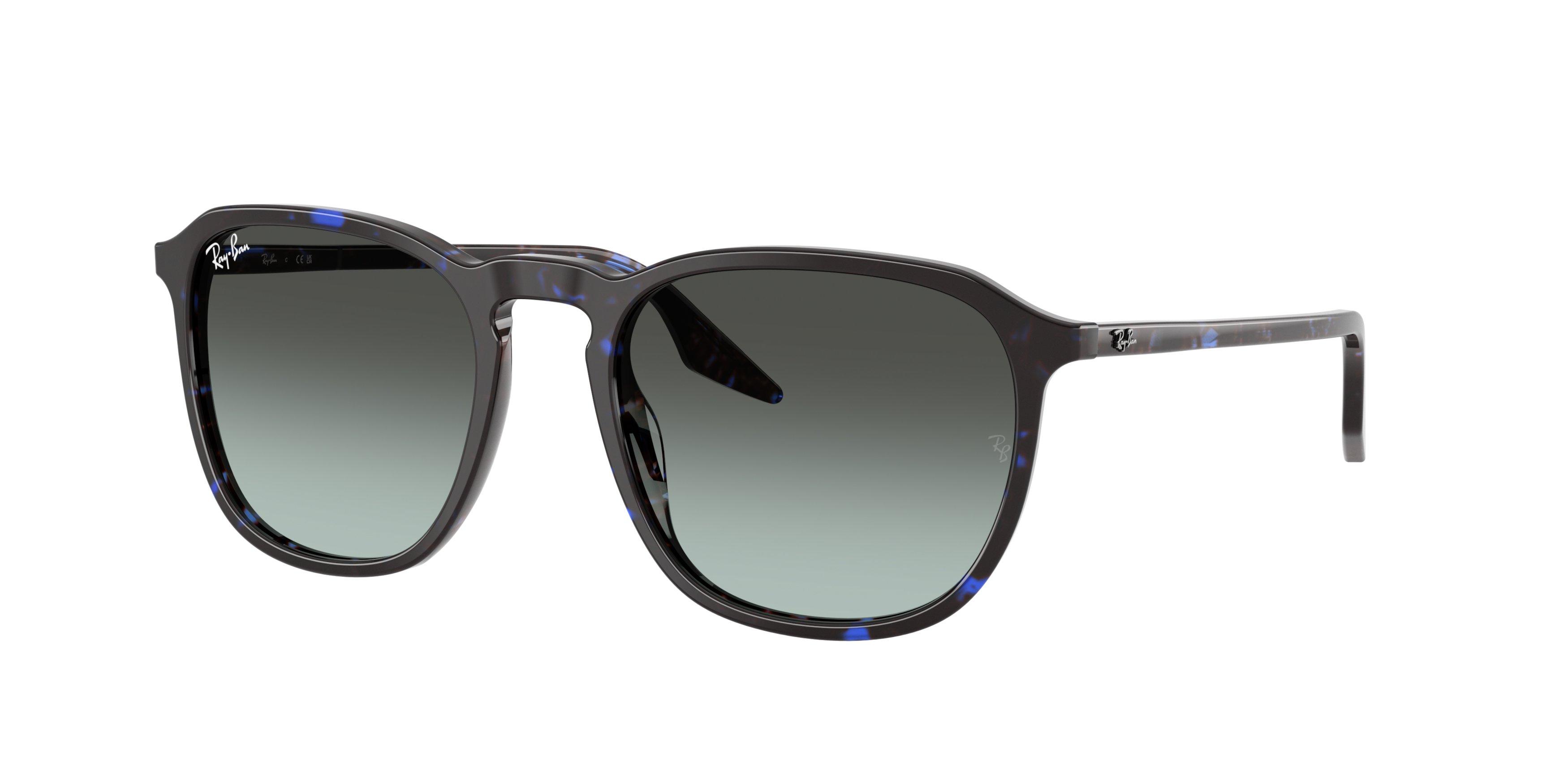 Ray-Ban RB2203 Grey Gradient Sunglasses - Blue Turtle - BROWN Thumbnail View 1