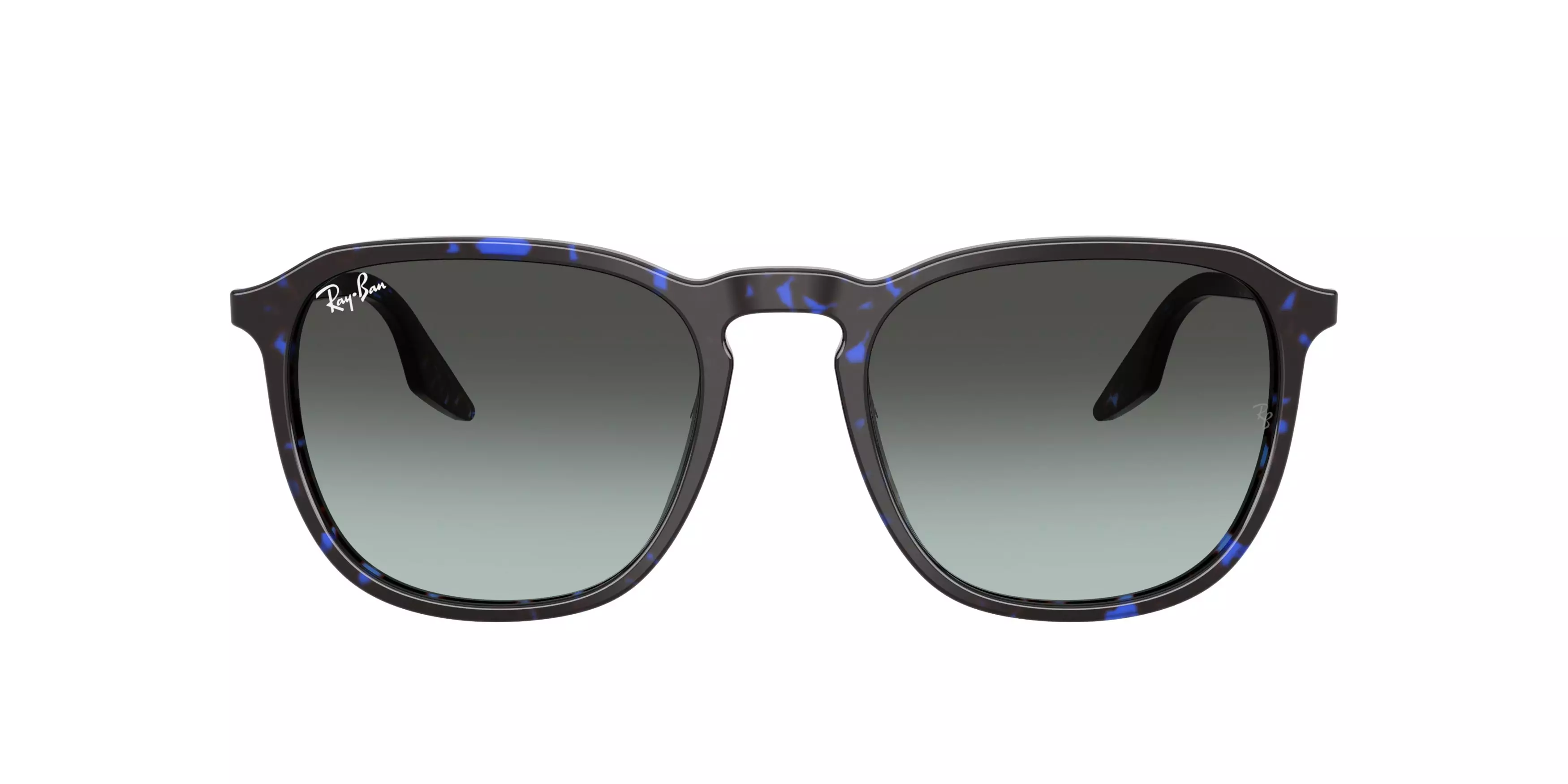 Ray-Ban RB2203 Grey Gradient Sunglasses - Blue Turtle - BROWN