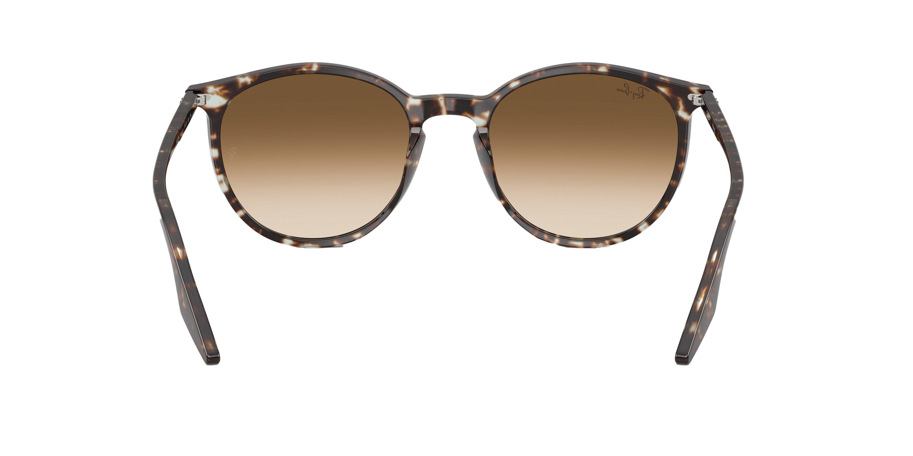 Ray-Ban RB2204 Brown Gradient Sunglasses - Yellow Turtle - BROWN Thumbnail View 2