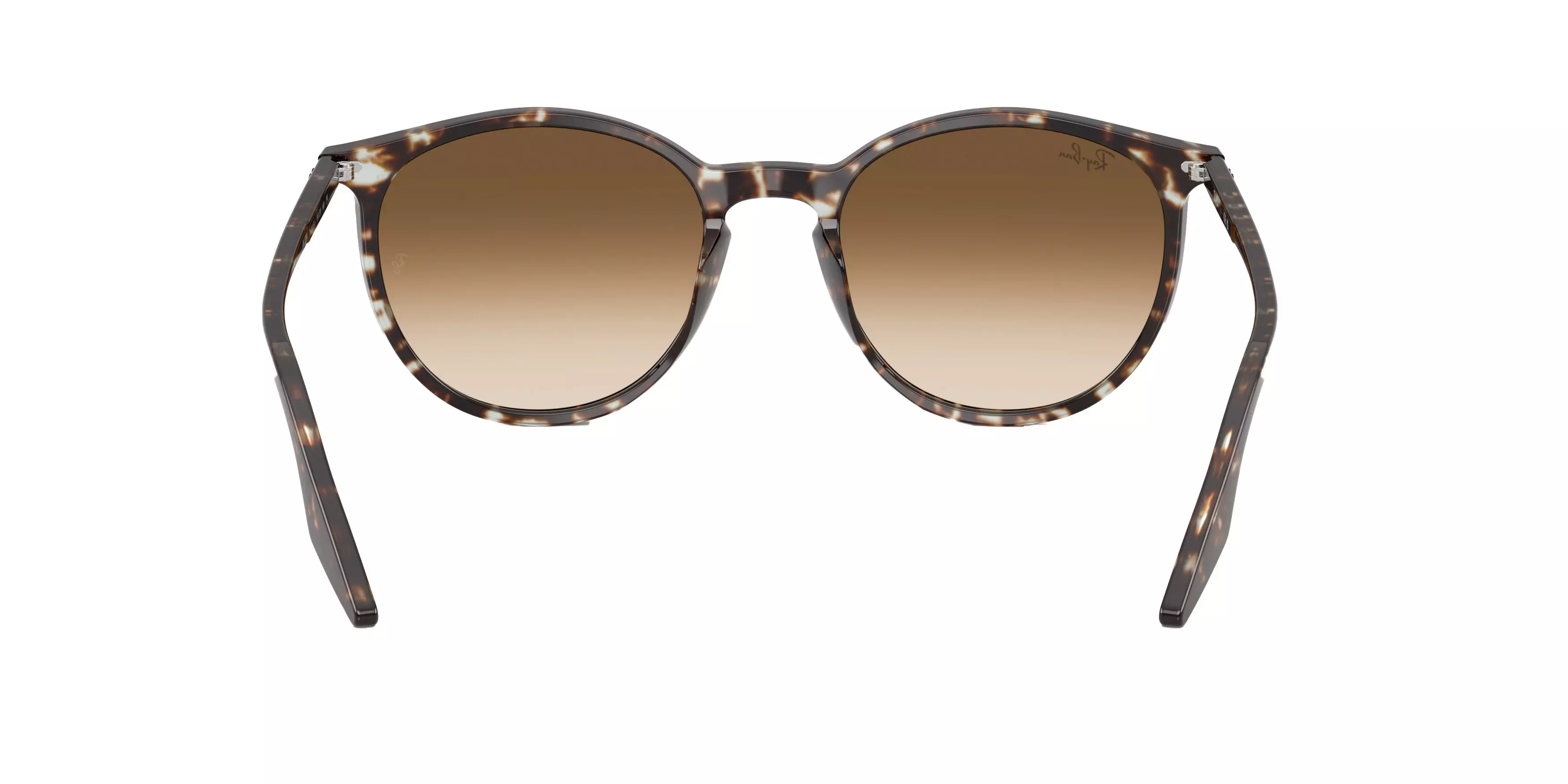 Ray-Ban RB2204 Brown Gradient Sunglasses - Yellow Turtle - BROWN