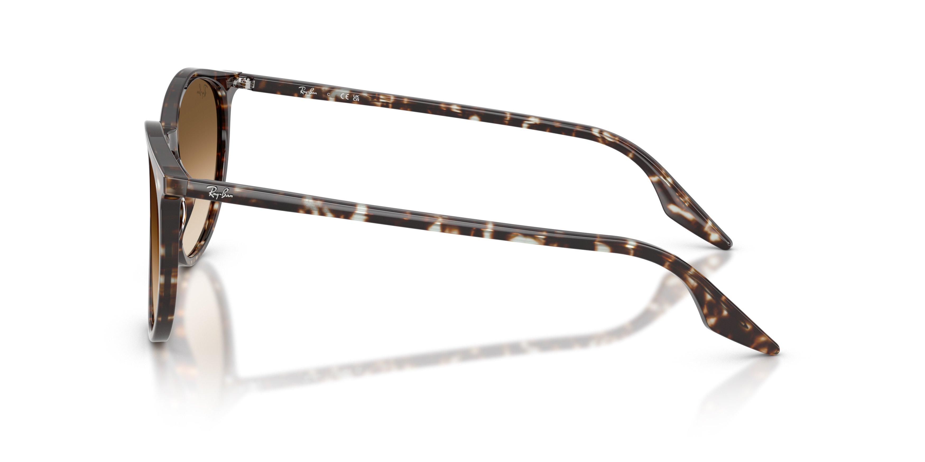 Ray-Ban RB2204 Brown Gradient Sunglasses - Yellow Turtle - BROWN Thumbnail View 6