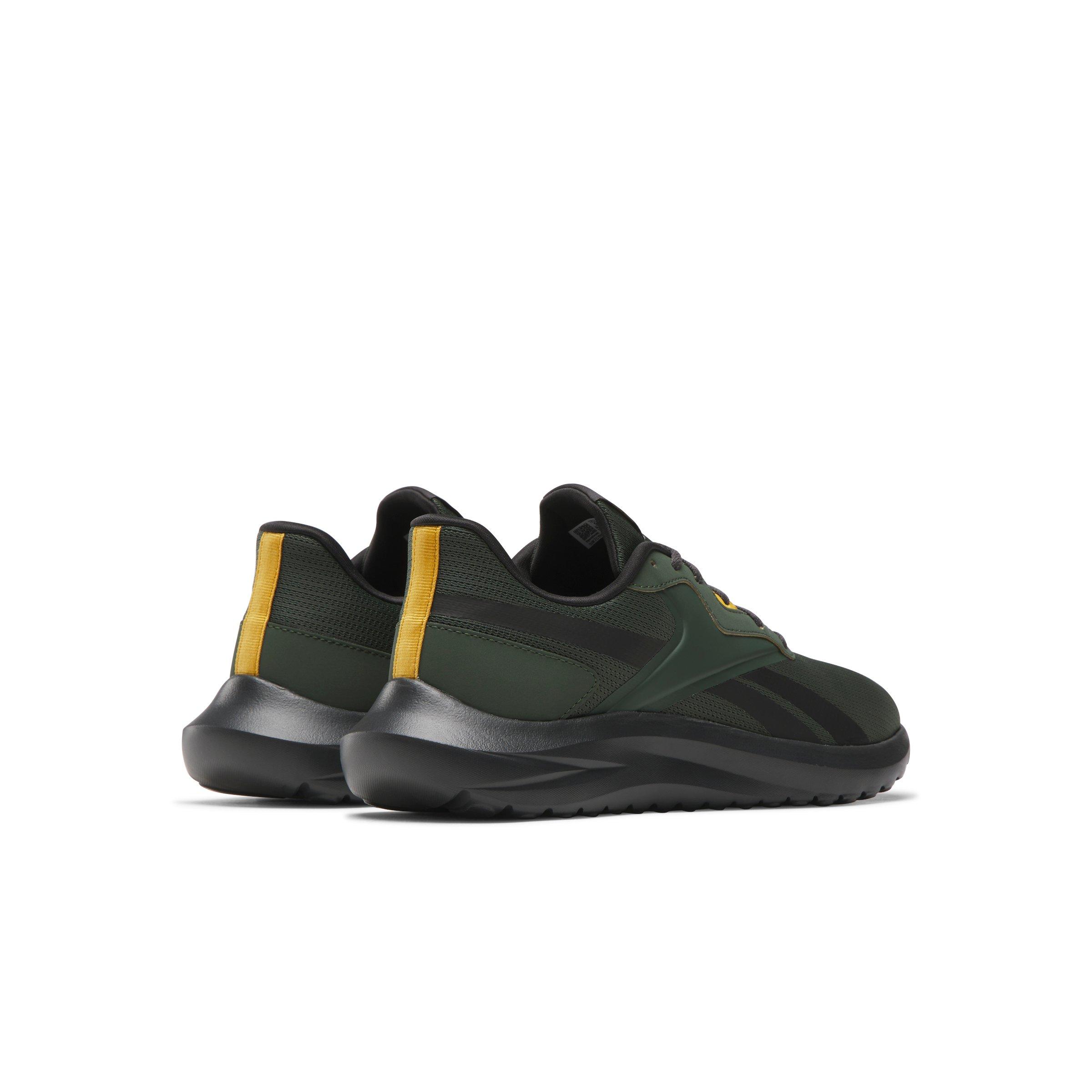 Reebok Energen Lux "Dark Green/Black/Yellow" Men's Running Shoe - DK GREEN/BLACK/YELLOW Thumbnail View 3