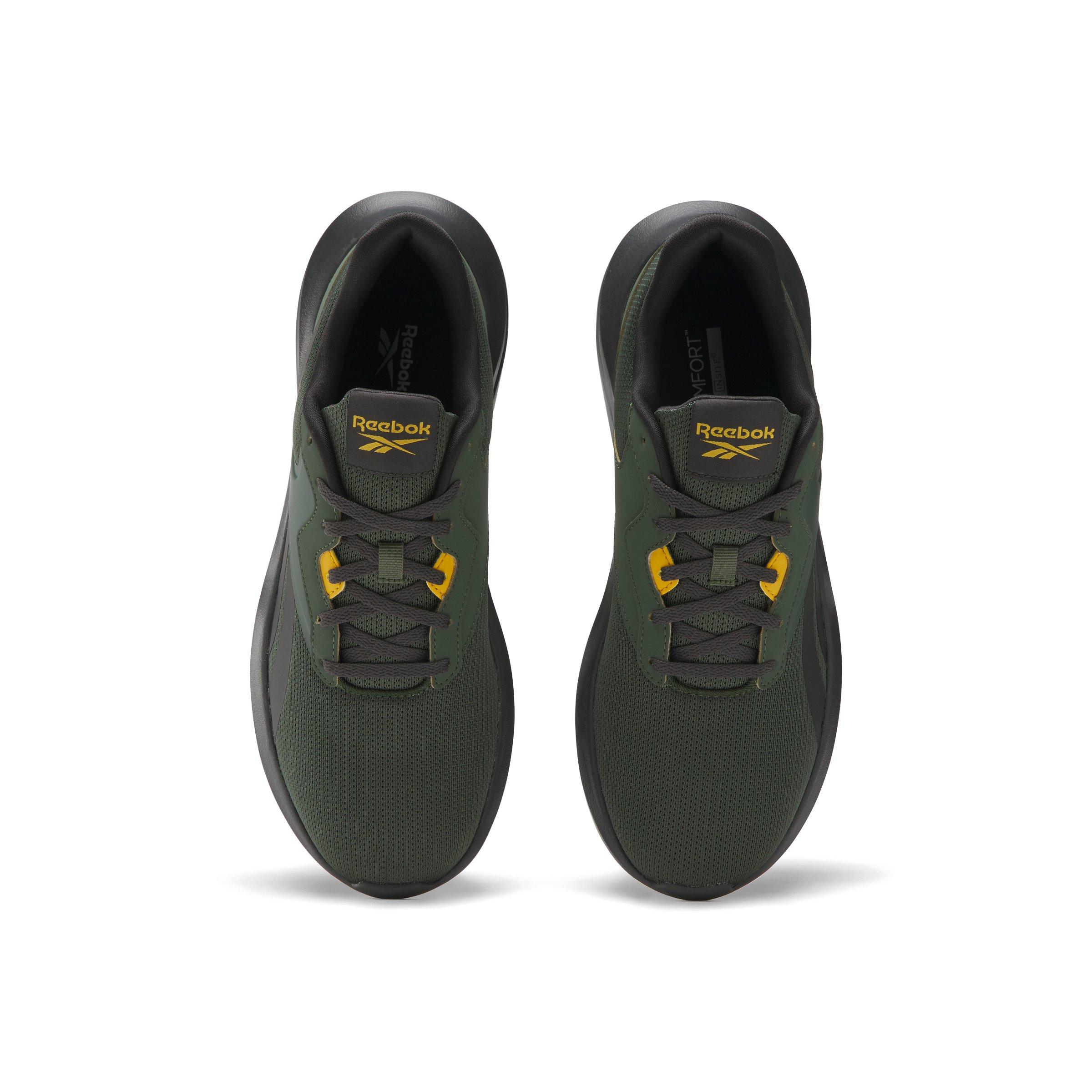 Reebok Energen Lux "Dark Green/Black/Yellow" Men's Running Shoe - DK GREEN/BLACK/YELLOW Thumbnail View 4