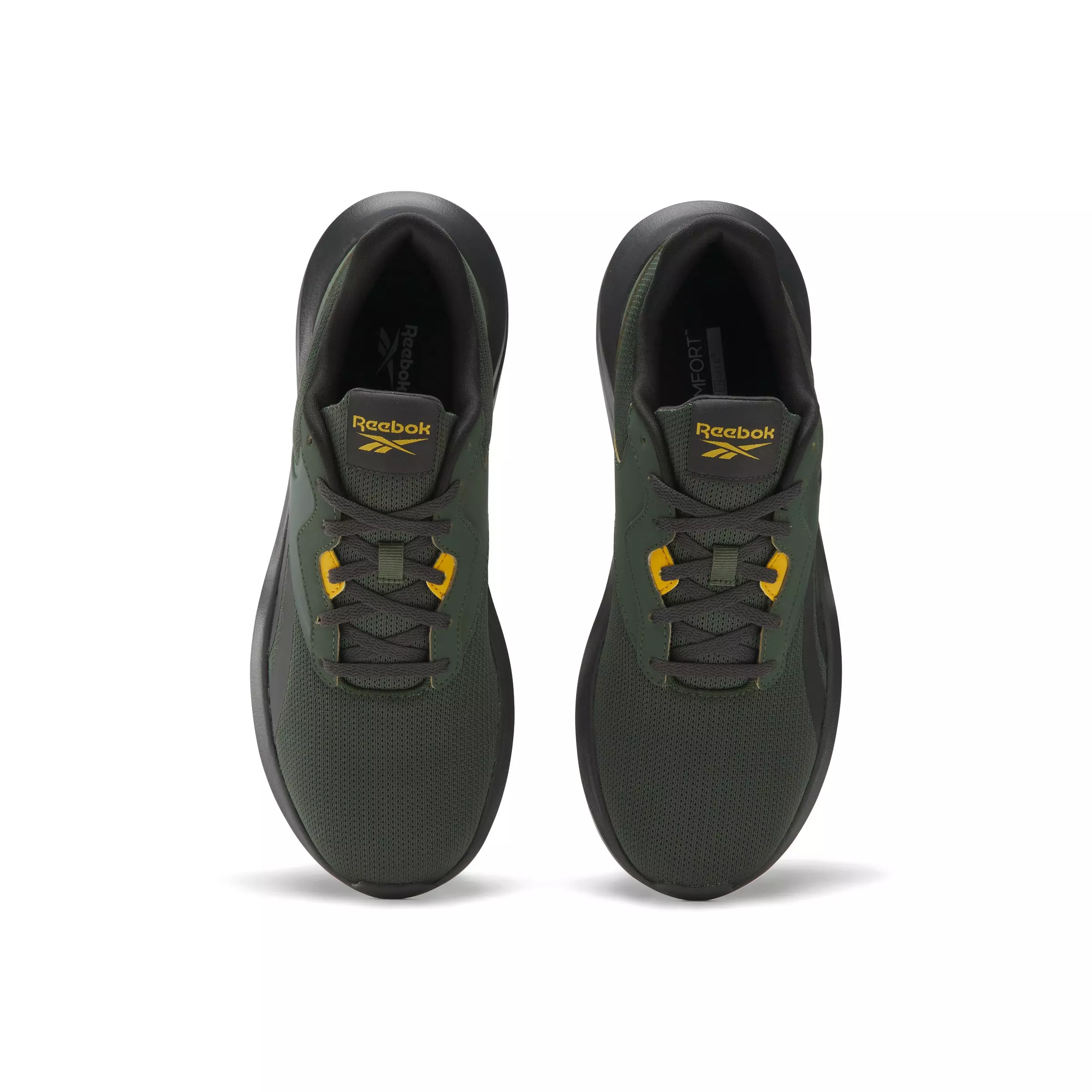 Reebok Energen Lux "Dark Green/Black/Yellow" Men's Running Shoe - DK GREEN/BLACK/YELLOW