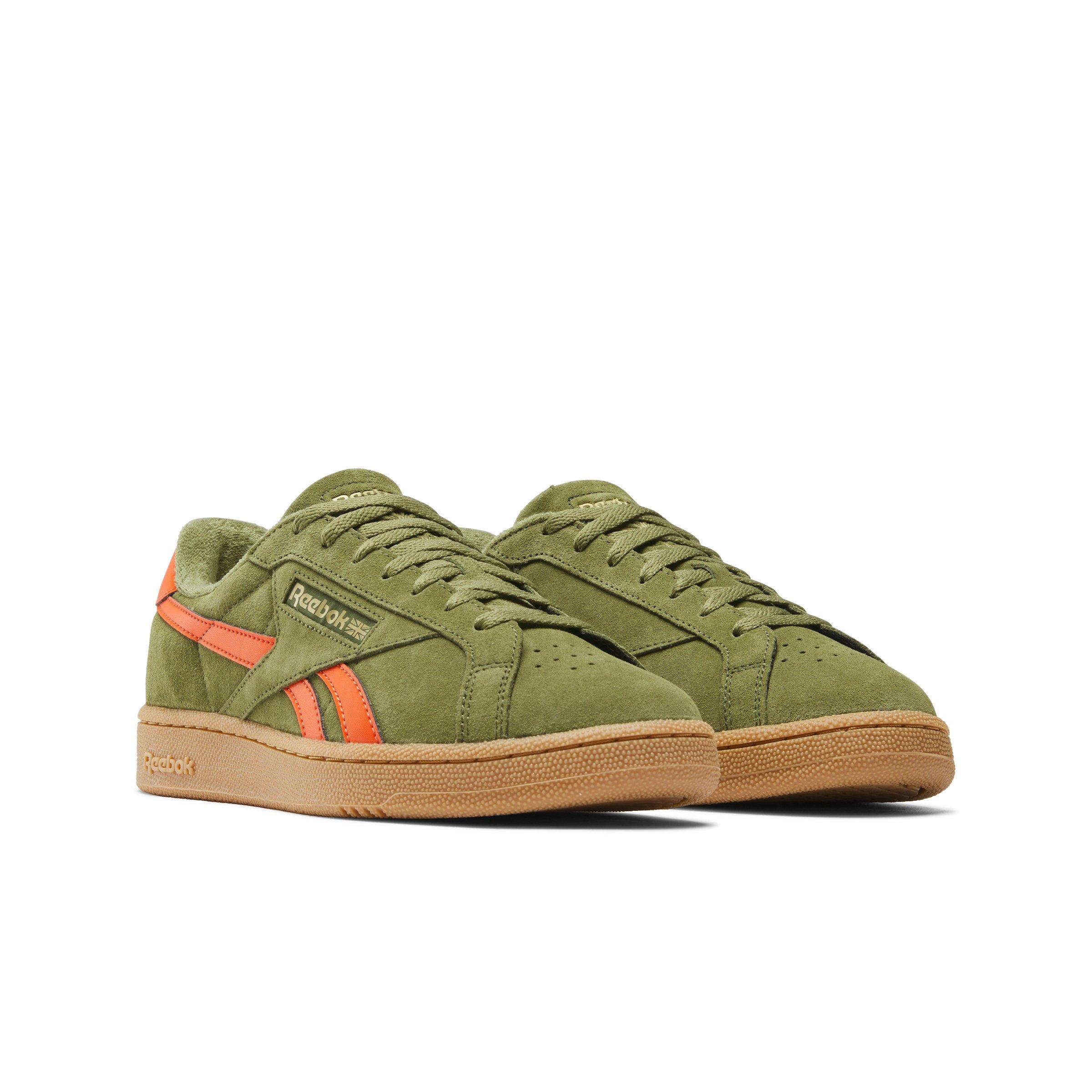 Reebok Club C Grounds UK "Olive/Orange/Gum" Men's Shoe - OLIVE/ORANGE/GUM Thumbnail View 2