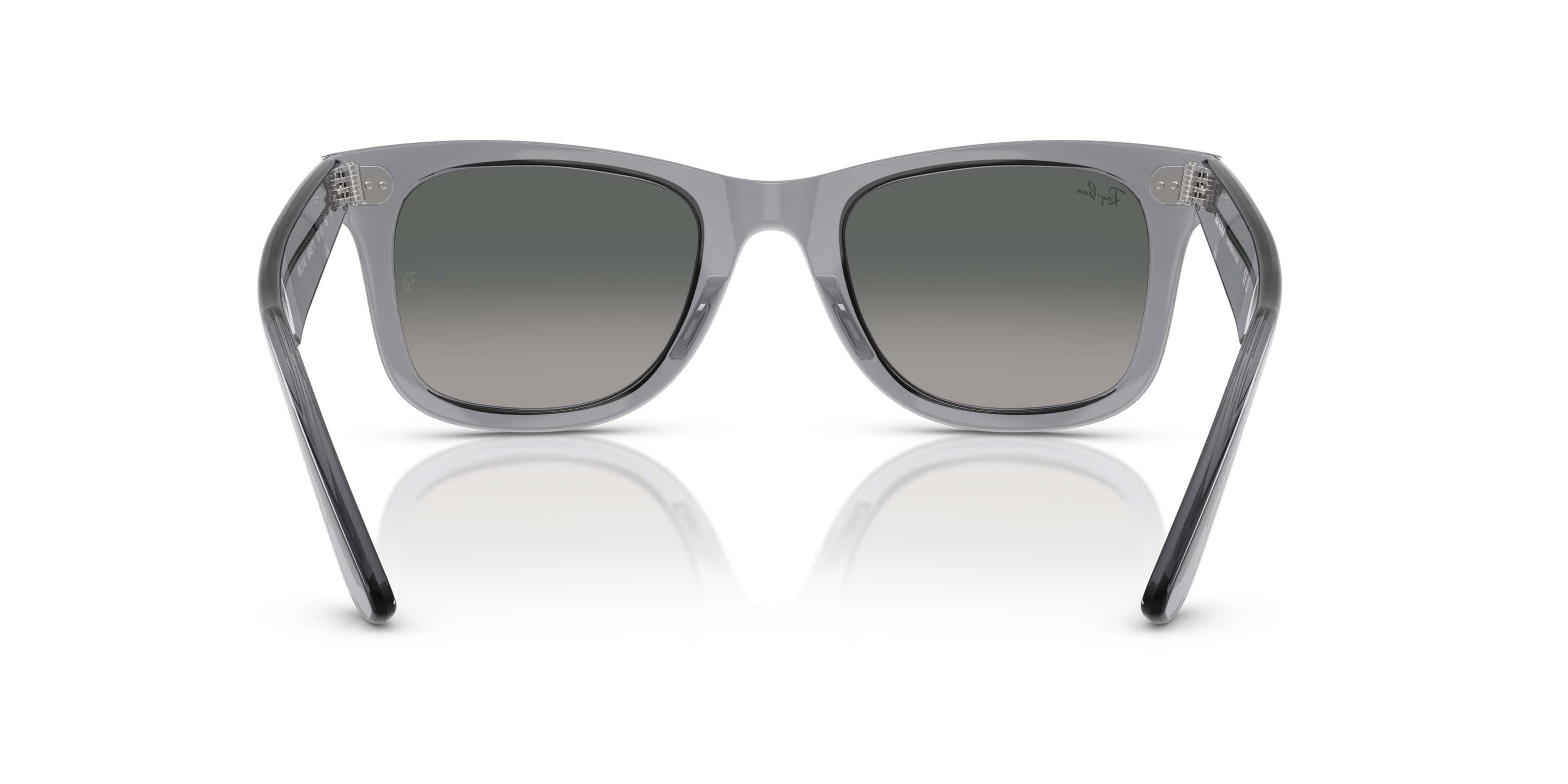 Ray-Ban Original Wayfarer Classic Light Grey Gradient Dark Grey Sunglasses - Transparent Grey - DK GREY