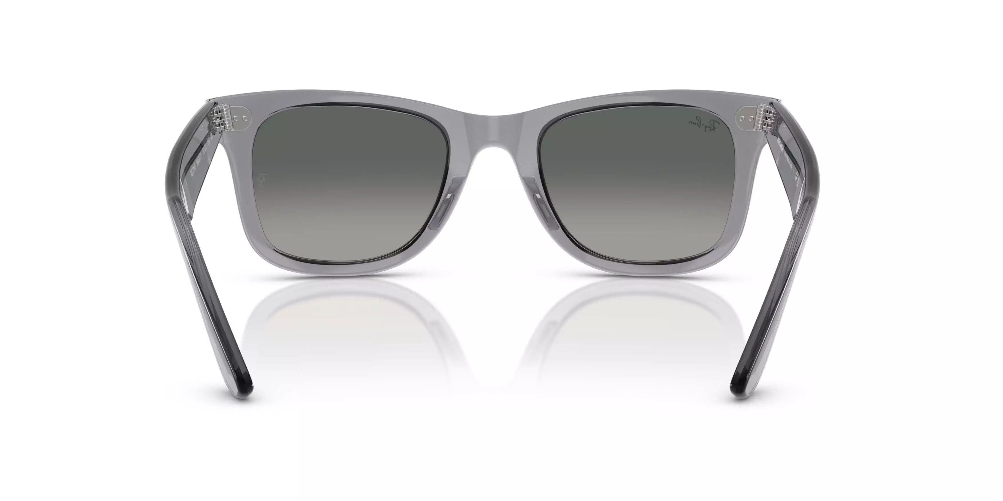 Ray-Ban Original Wayfarer Classic Light Grey Gradient Dark Grey Sunglasses - Transparent Grey - DK GREY