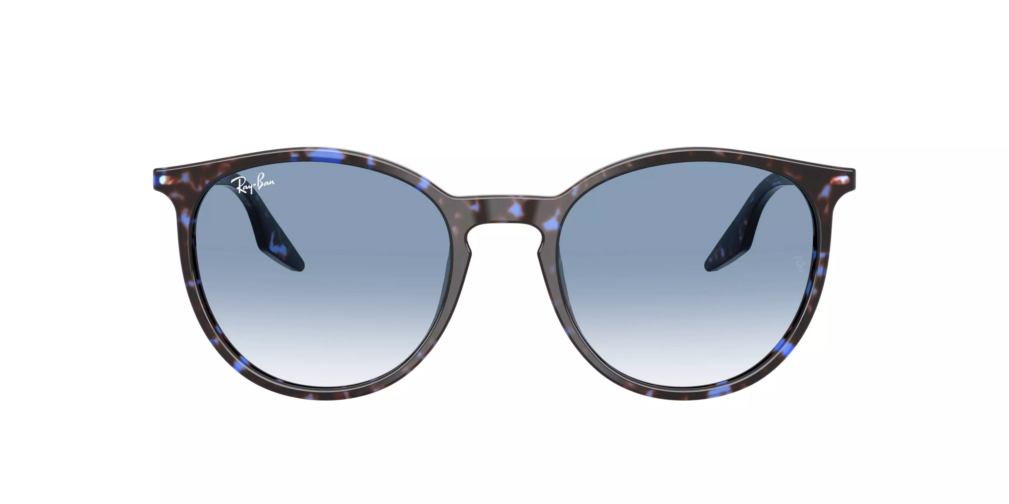 Ray-Ban RB2204 Grey Gradient Sunglasses - Blue Turtle - BROWN
