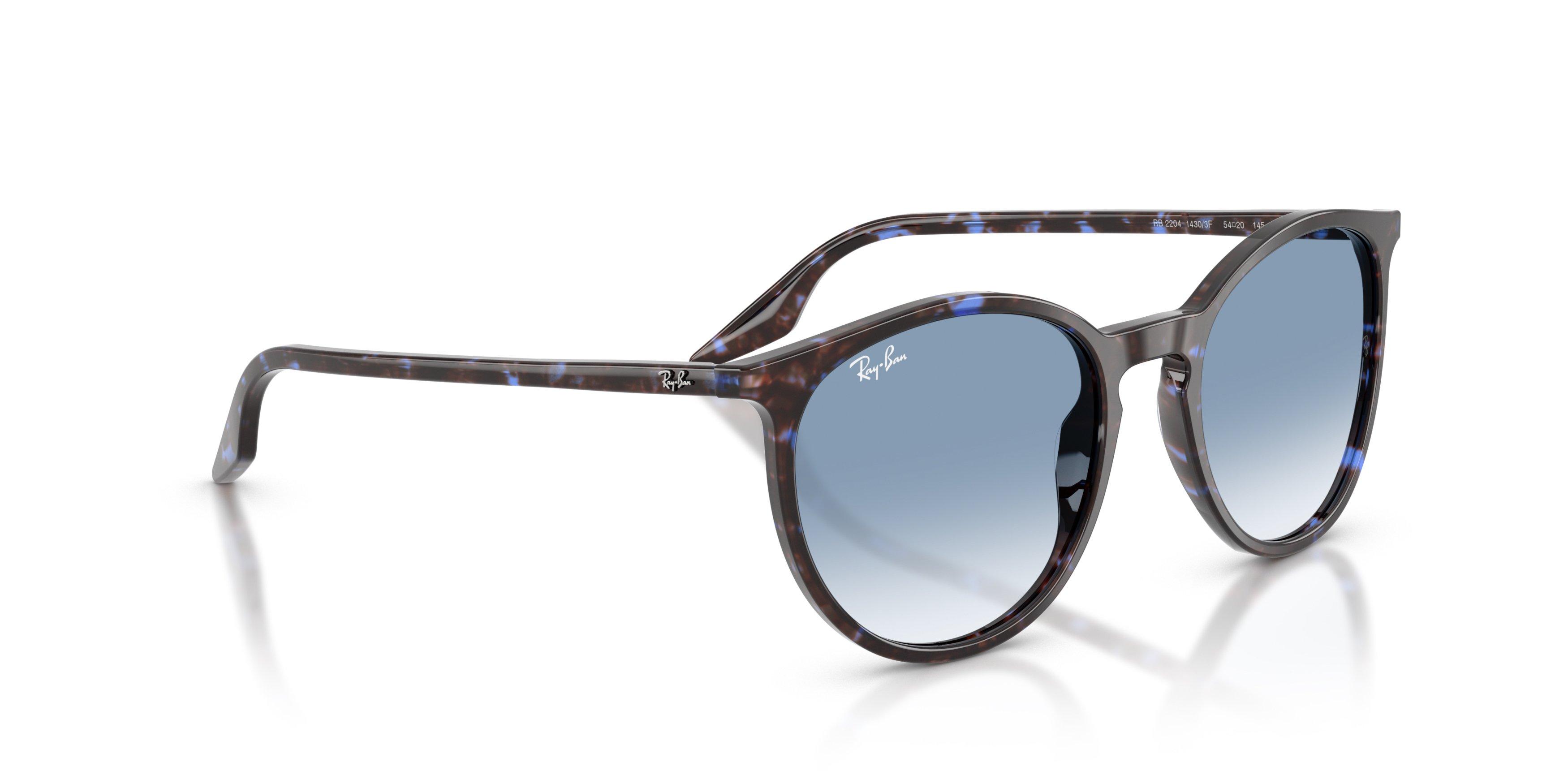 Ray-Ban RB2204 Grey Gradient Sunglasses - Blue Turtle - BROWN Thumbnail View 4