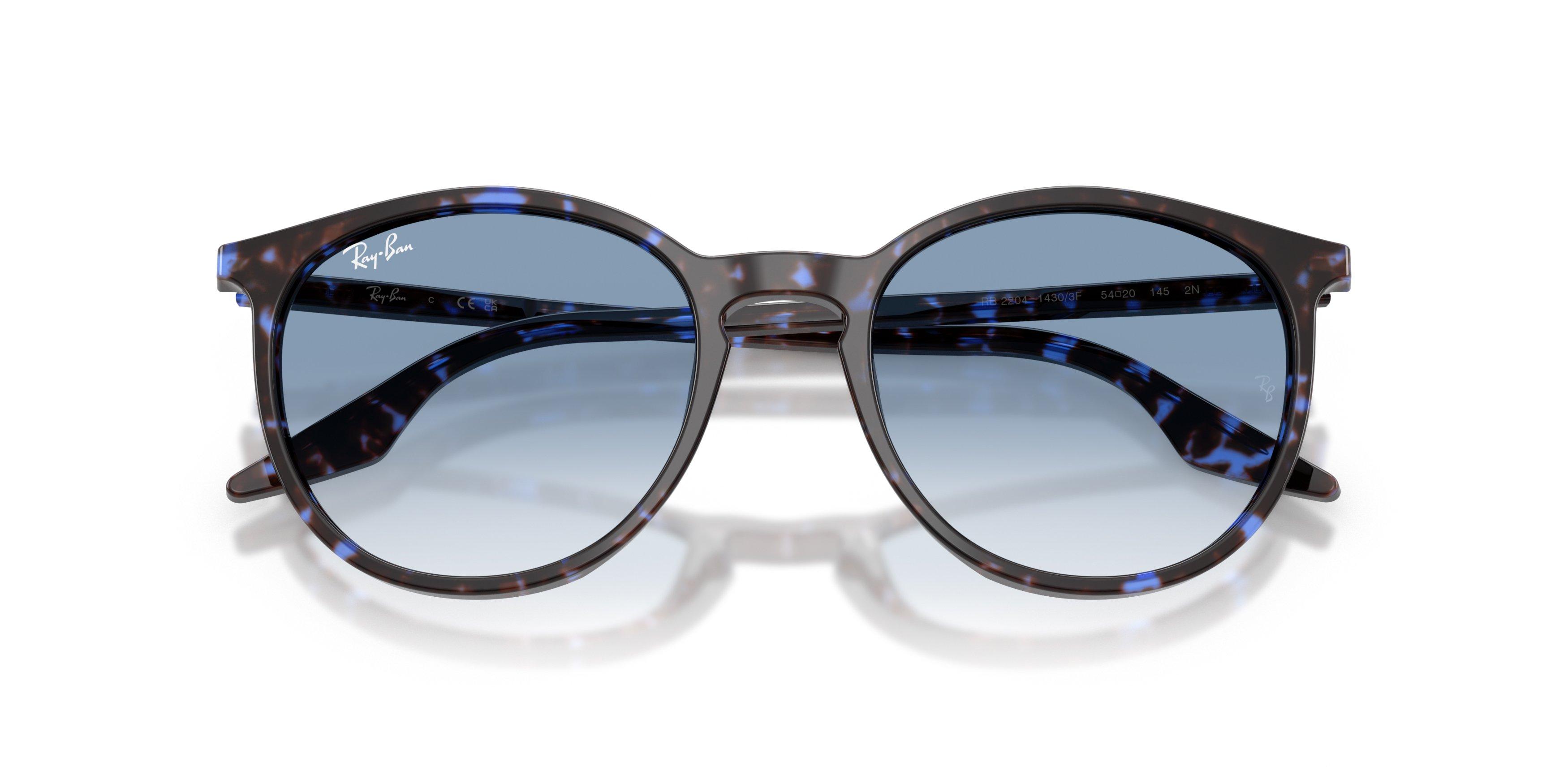 Ray-Ban RB2204 Grey Gradient Sunglasses - Blue Turtle - BROWN Thumbnail View 5