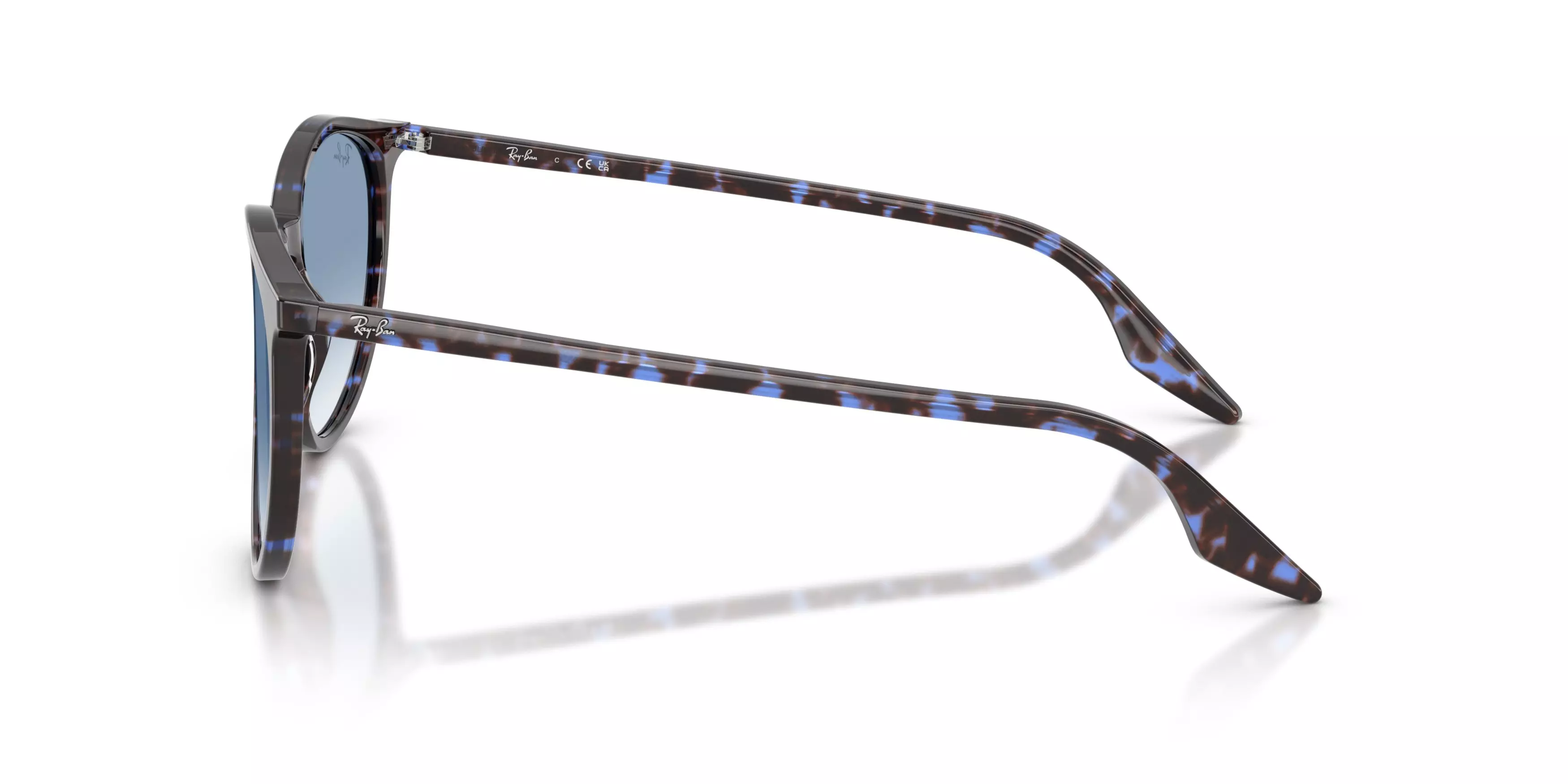 Ray-Ban RB2204 Grey Gradient Sunglasses - Blue Turtle - BROWN